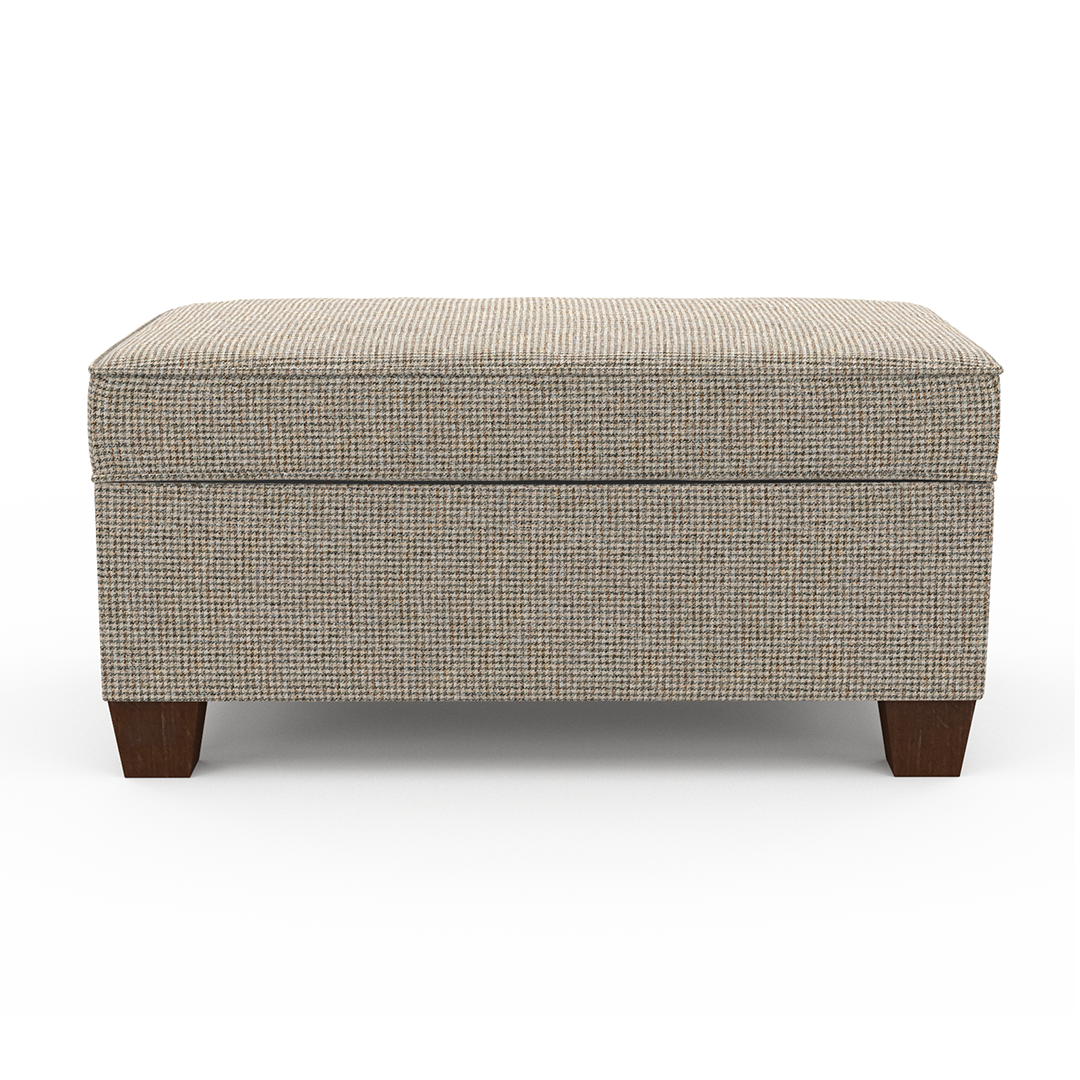 Maxine Storage Ottoman - Versatile Footrest, Seat & Hidden Storage Bench for Living Room, Bedroom & Entryway - Perfect for Small Spaces & Home Organization