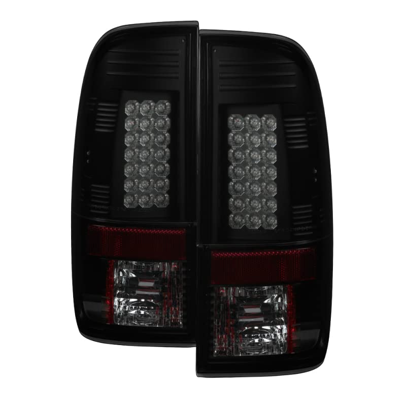 Spyder Auto 5078179 LED Tail Lights - Black/Smoked Lens - High Visibility Brake Lights - Compatible with Select Car Models - Perfect for Night Driving & Enhanced Safety