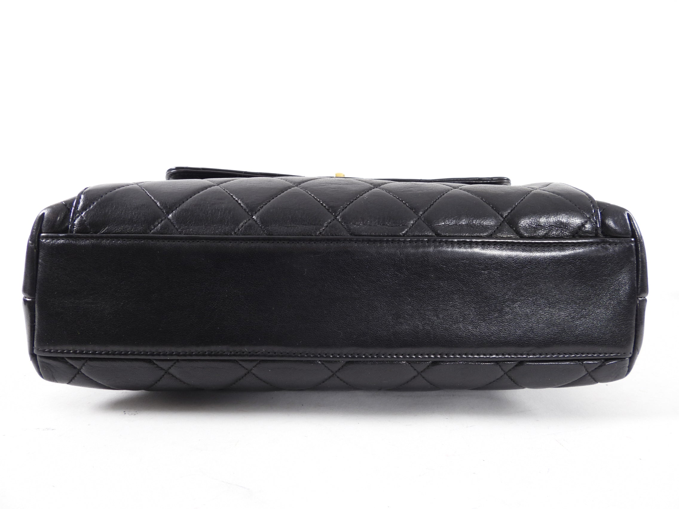 Vintage Chanel 1996 Small Black Lambskin Chain Shoulder Bag - Classic Luxury Crossbody Purse for Women, Perfect for Evening Parties & Date Nights