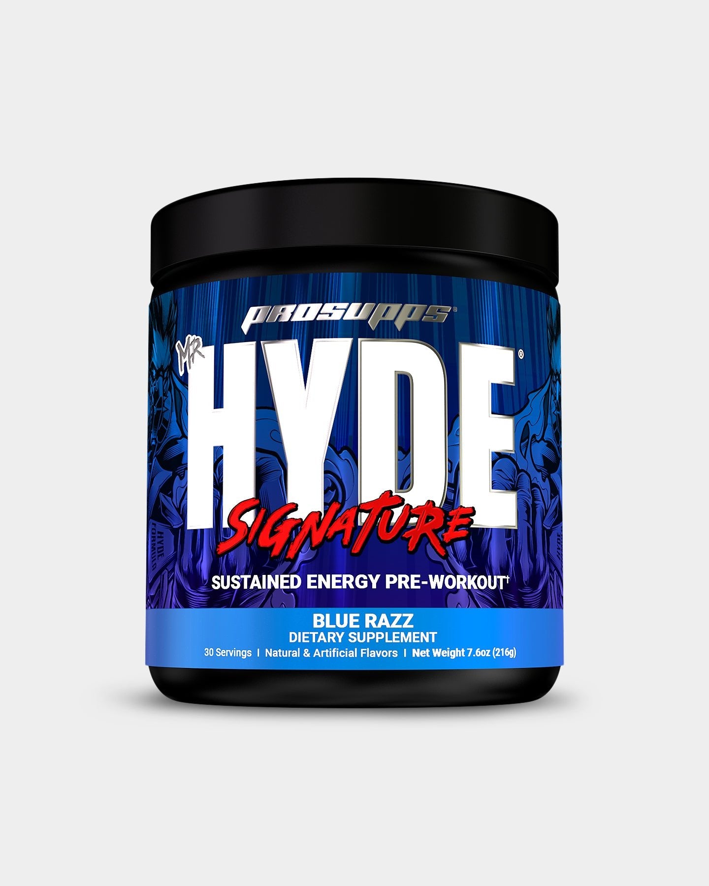Pro Supps Mr. HYDE Signature Pre-Workout Powder - Intense Energy & Focus Booster for Gym, Bodybuilding & Athletic Performance