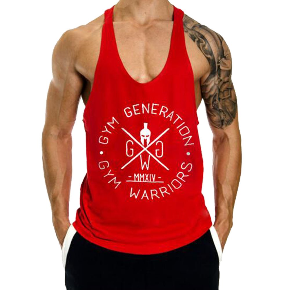 OGOUGUAN Men's Workout Tank Tops - Breathable Gym & Bodybuilding Sleeveless Shirts for Men - Perfect for Weightlifting, Running & Summer Training