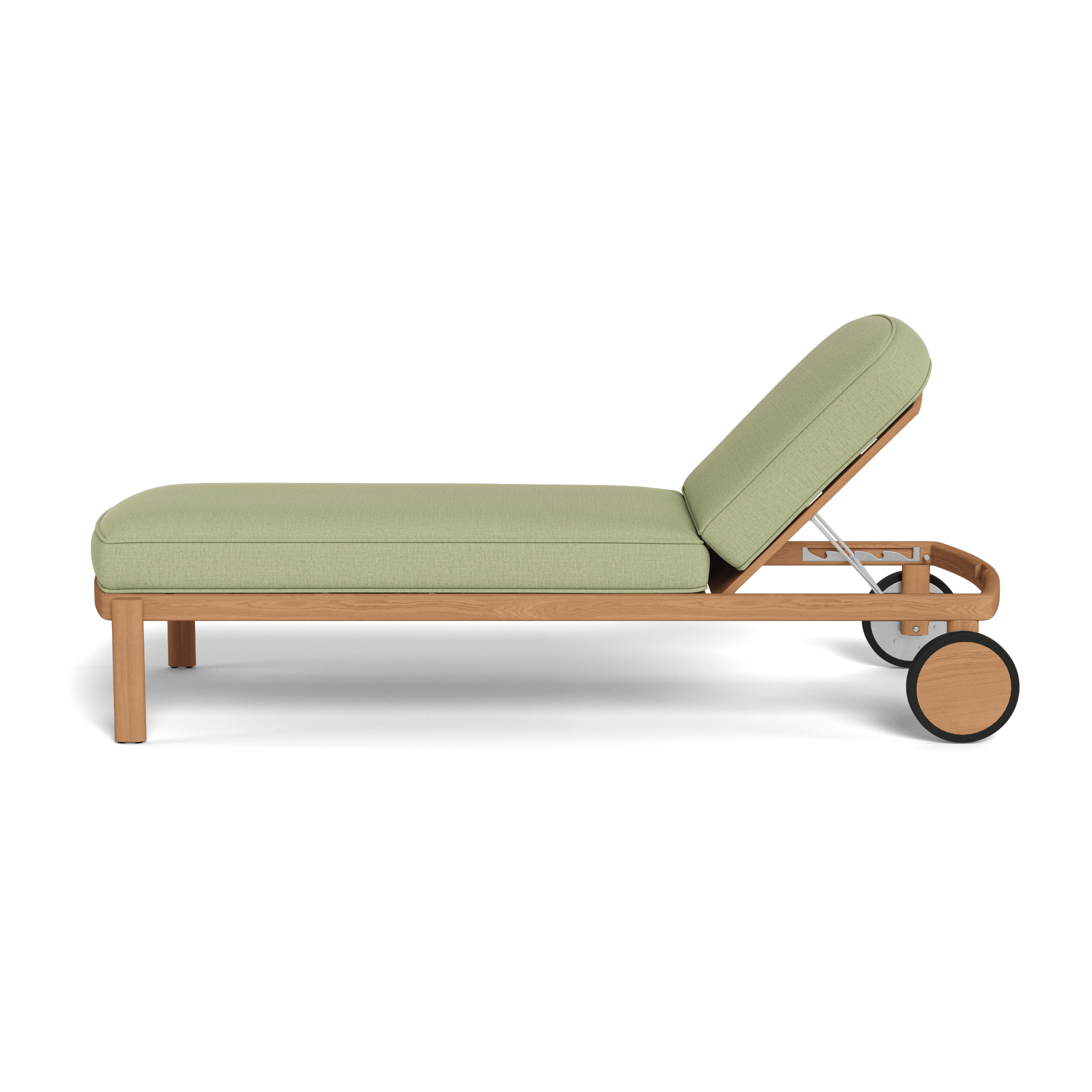 Premium Teak Wood Sun Lounge Chair - Waterproof & Weather-Resistant Outdoor Patio Furniture for Poolside, Beach, Garden Relaxation