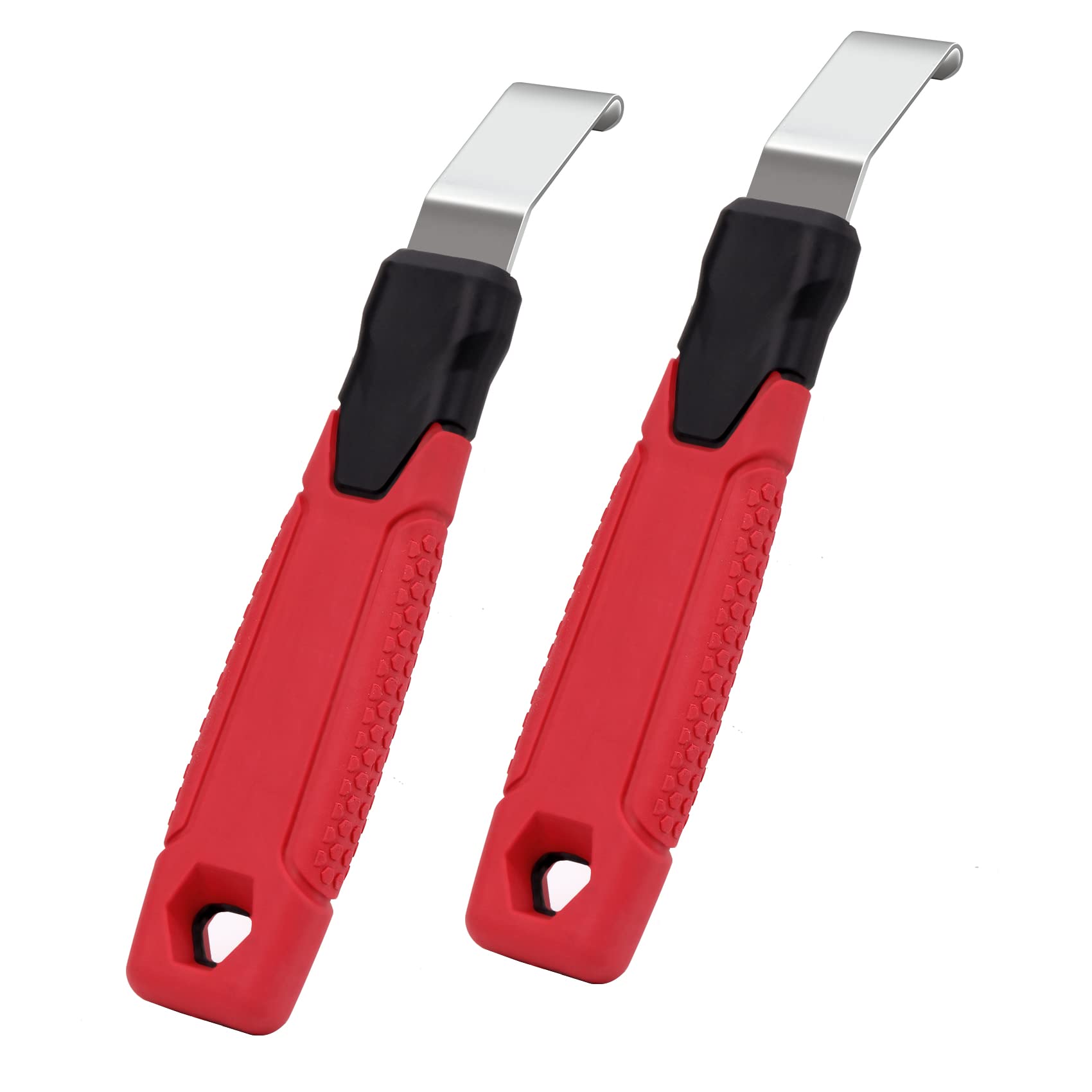 Steel Blade Vinyl Siding Removal Tool with Extra Long Non-Slip Grip Handle - Safe Installation & Removal Without Damaging Siding (2 Pack) - Perfect for Home Renovation & DIY Siding Projects