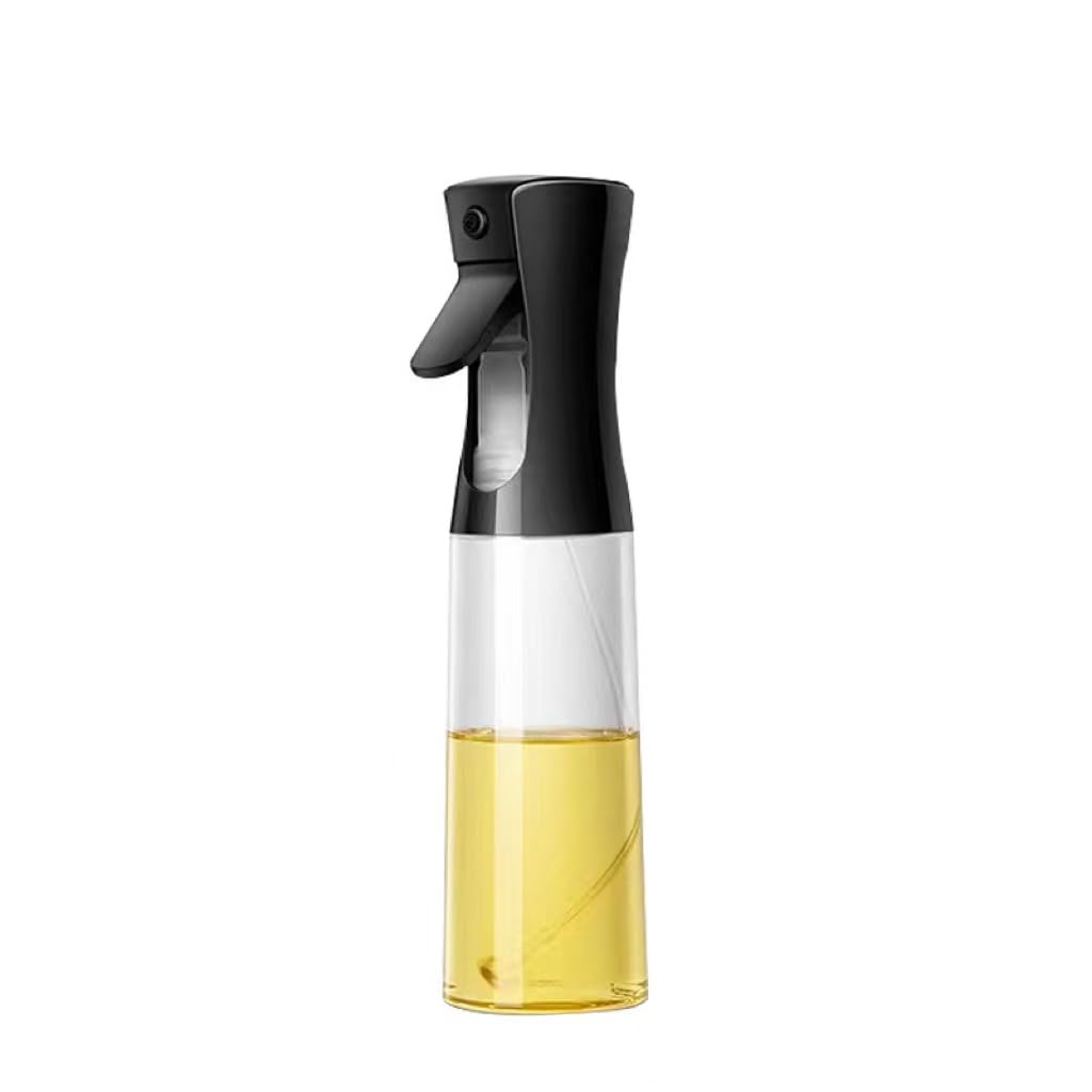 PIQIUQIU 300ml Oil Spray Bottle with Measurement Scale - Kitchen Oil Atomizer for Cooking, Baking & Salad Dressing | Perfect for Healthy Cooking & Food Prep