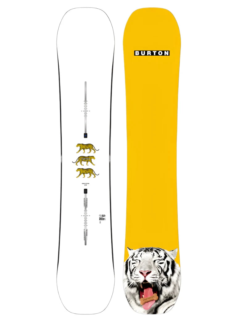 Burton Process Snowboard 2025 - All-Mountain Freestyle Snowboard for Men & Women | Best for Park, Powder & Groomers | Perfect for Tricks, Jumps & Freeriding