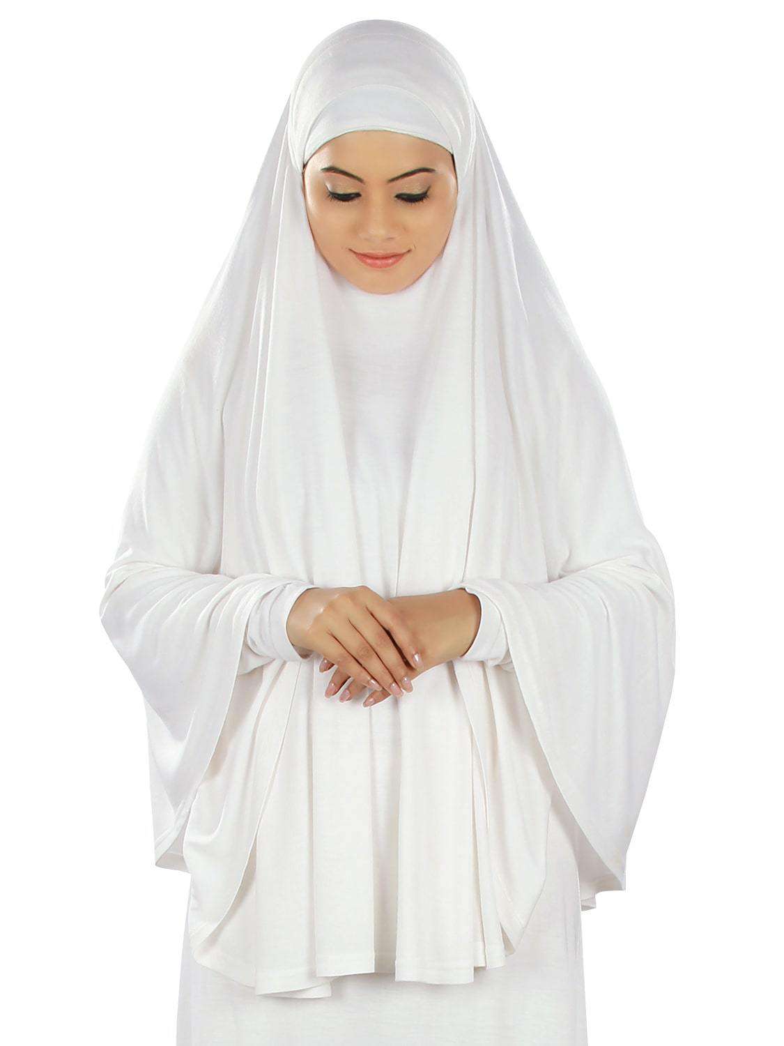 Soft Viscose Jersey Khimar Scarf - Islamic Prayer Hijab for Women - Perfect for Salah, Eid, and Daily Wear