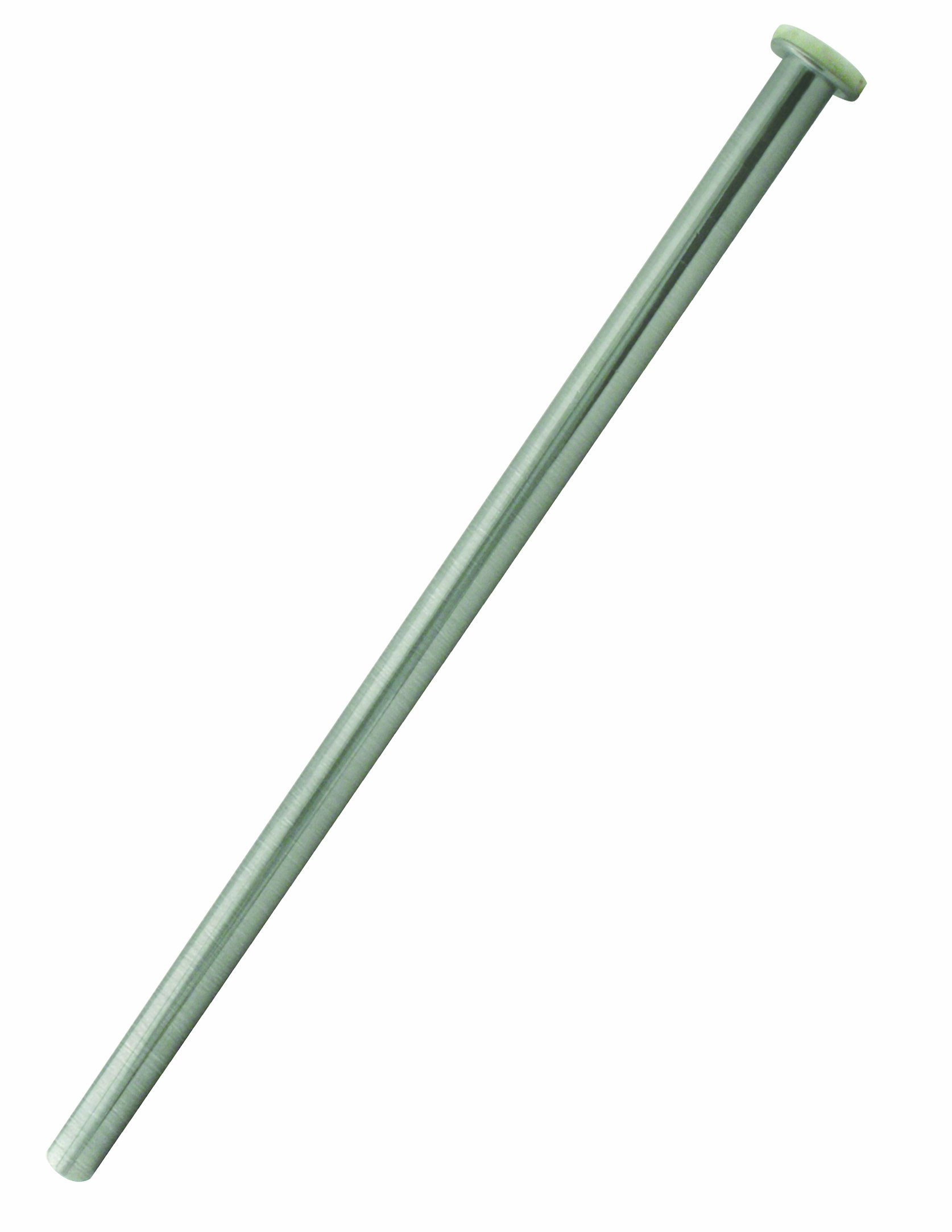Westbrass D1812T-07 Toilet Tank Supply Kit with Cross Handle Angle Stop & Flat Head Riser - Satin Nickel Finish for Bathroom Plumbing Repair & Installation