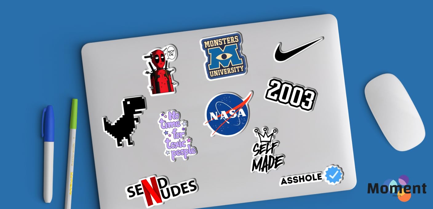 30Pcs Aesthetic Vinyl Stickers - Waterproof Decals for Water Bottles, Laptops, Phones, Scrapbooking, Guitars, Journals - Reusable & Self-Adhesive, 8.3 Inch - Perfect for DIY Crafts, Home Decor, and Personalizing Accessories