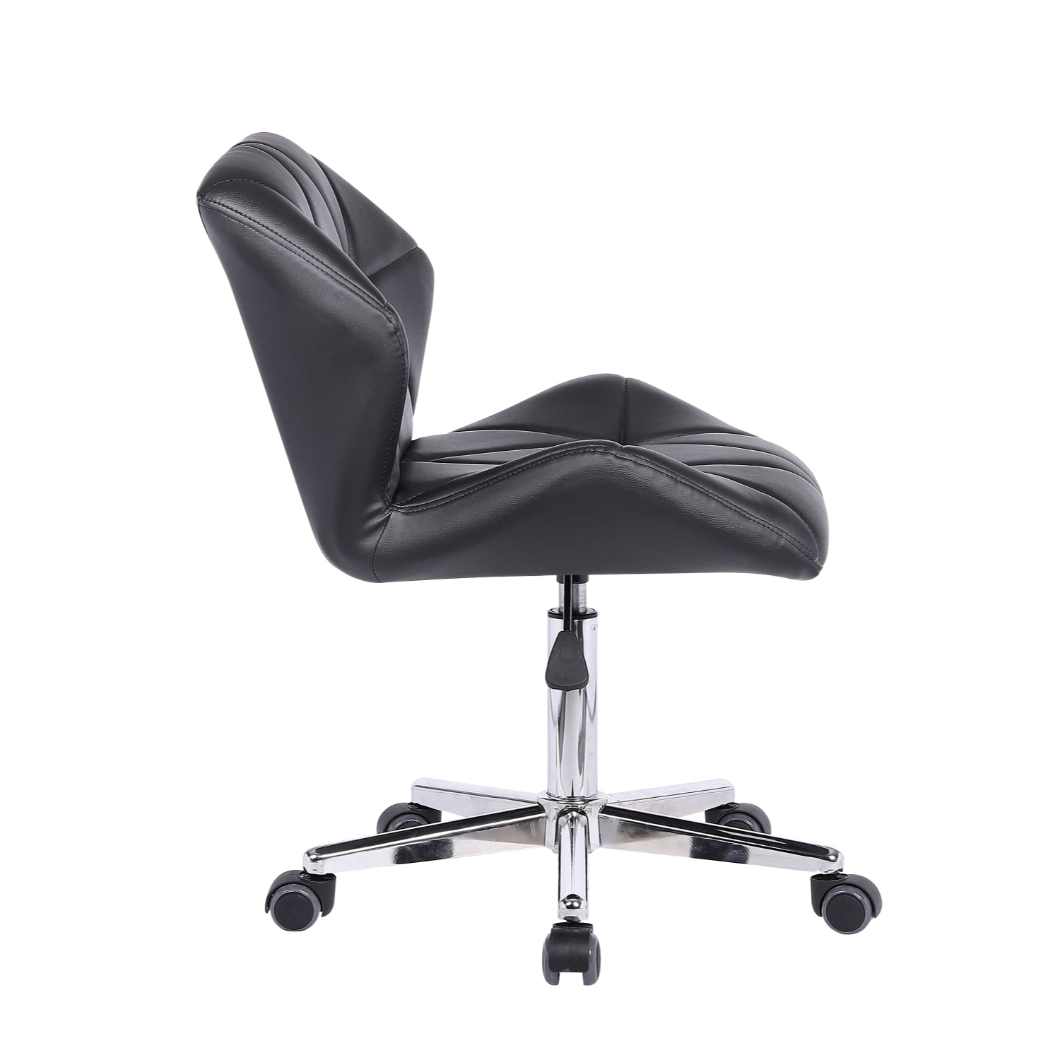 714B Ergonomic Office Chair - Black, Adjustable Computer Desk Chair with Lumbar Support for Home & Office Workspace, Comfortable Task Chair for Long Hours Sitting