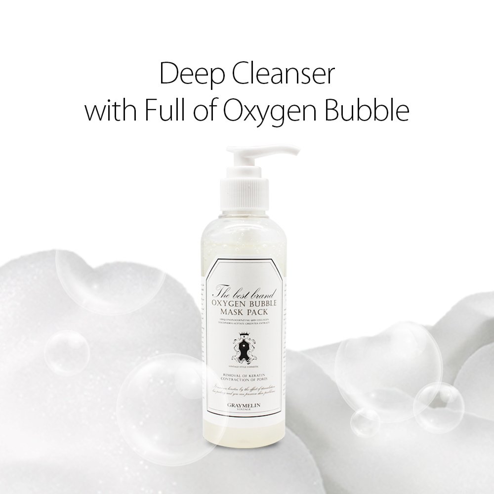 Oxygen Bubble Mask - Skin Cleanser 6.76oz for Cell Vitalization & Glow