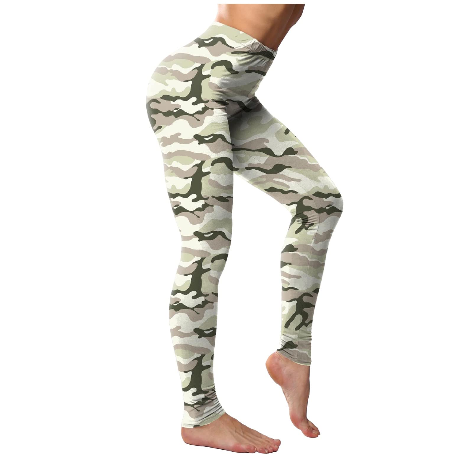 High Waist Yoga Pants for Women - Tummy Control Workout Leggings with Pockets - Plus Size Compression Fitness Leggings for Running, Gym & Lounge Wear