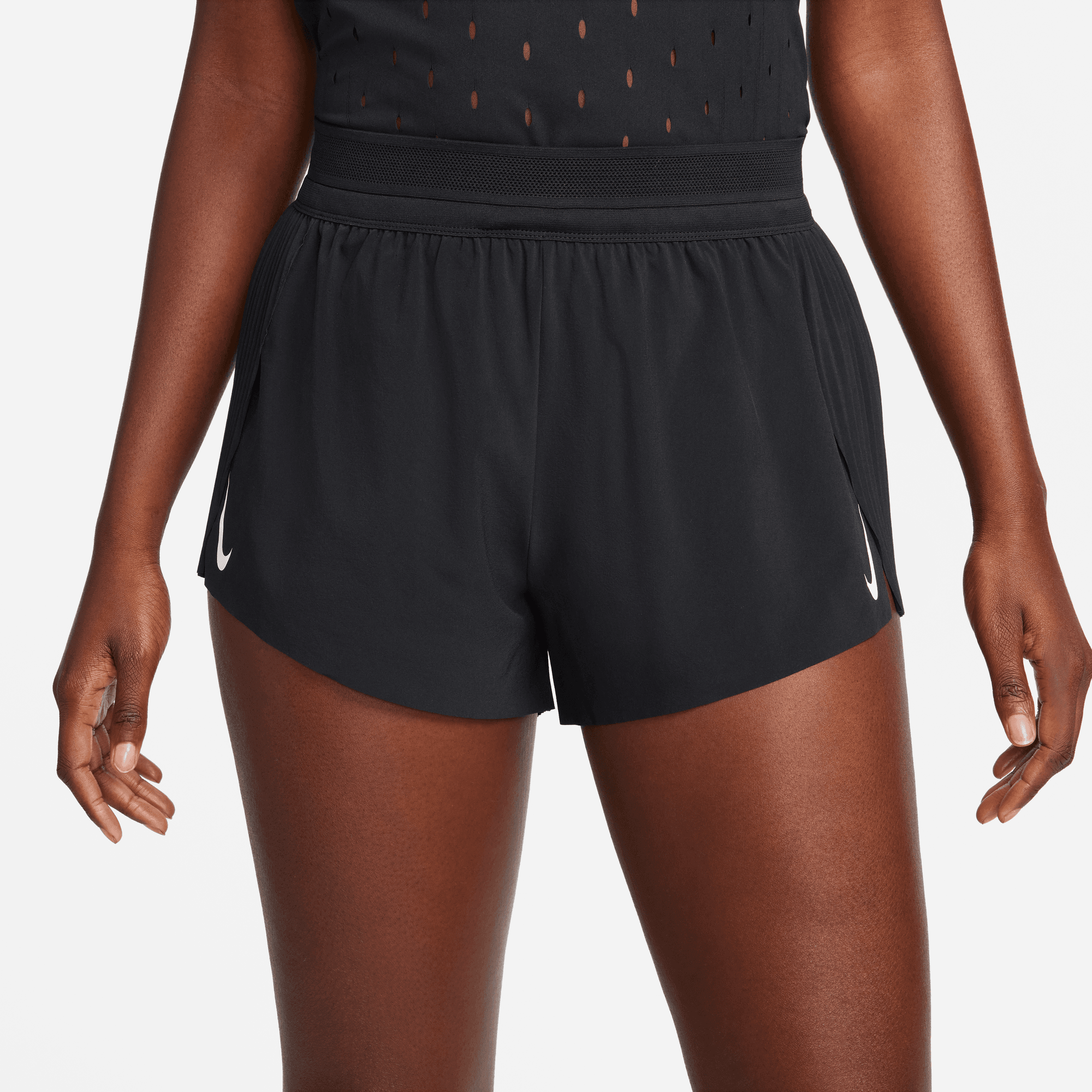 Nike Women's DRI-FIT ADV Aeroswift Mid-Rise Lined Running Shorts - Breathable Quick-Dry 3