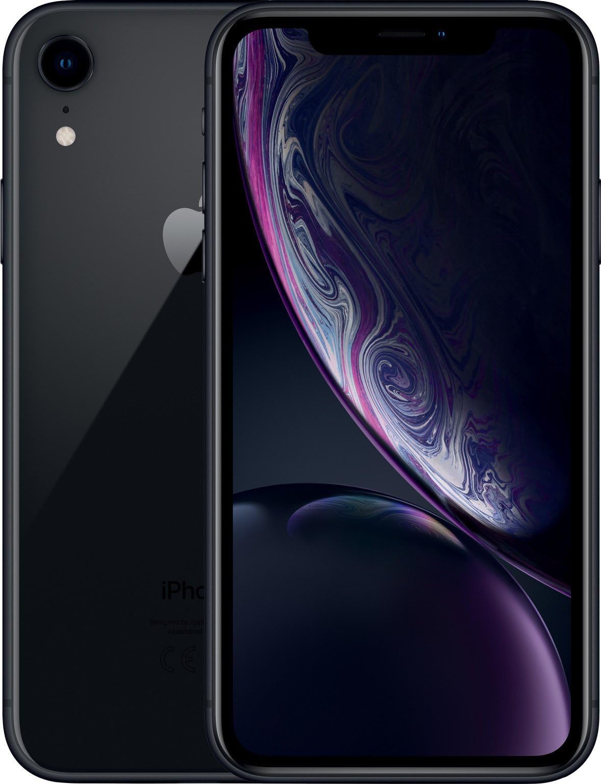 Refurbished Apple iPhone XR 64GB Black - Unlocked Smartphone for Travel, Work & Entertainment | Excellent Condition