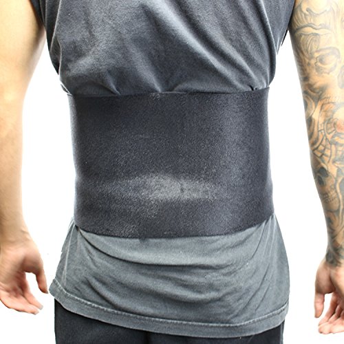 Lastworld 8-Inch Black Waist Trainer Belt for Women - Tummy Trimmer Slimming Girdle, Postpartum Body Shaper & Weight Loss Workout Belt - Perfect for Gym, Yoga & Everyday Wear