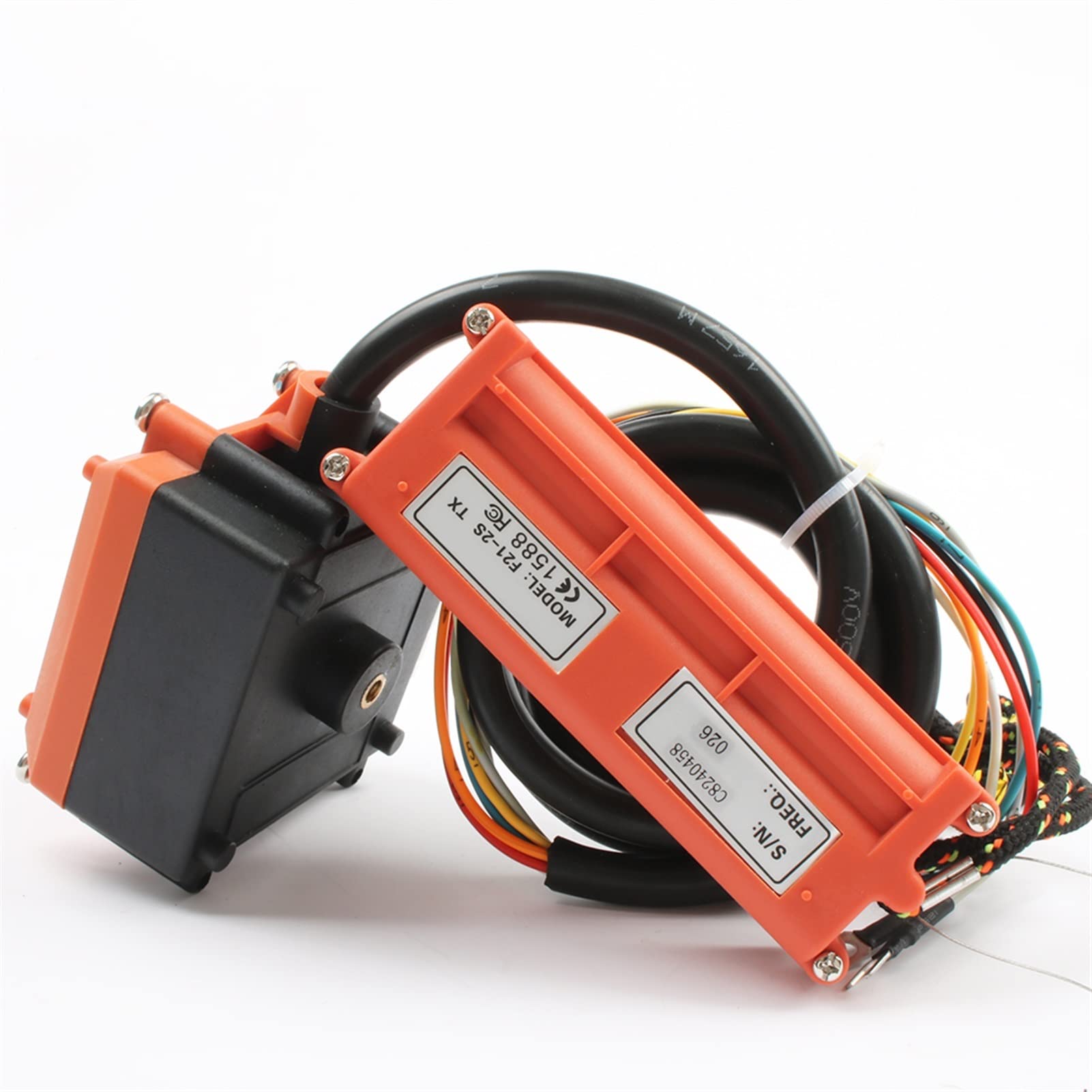 Wireless Industrial Remote Controller for Electric Hoist & Winding Engine - UHF 425-446Mhz, AC 110V - F21-2S Radio Switch for Sandblasting & Heavy Machinery Operations