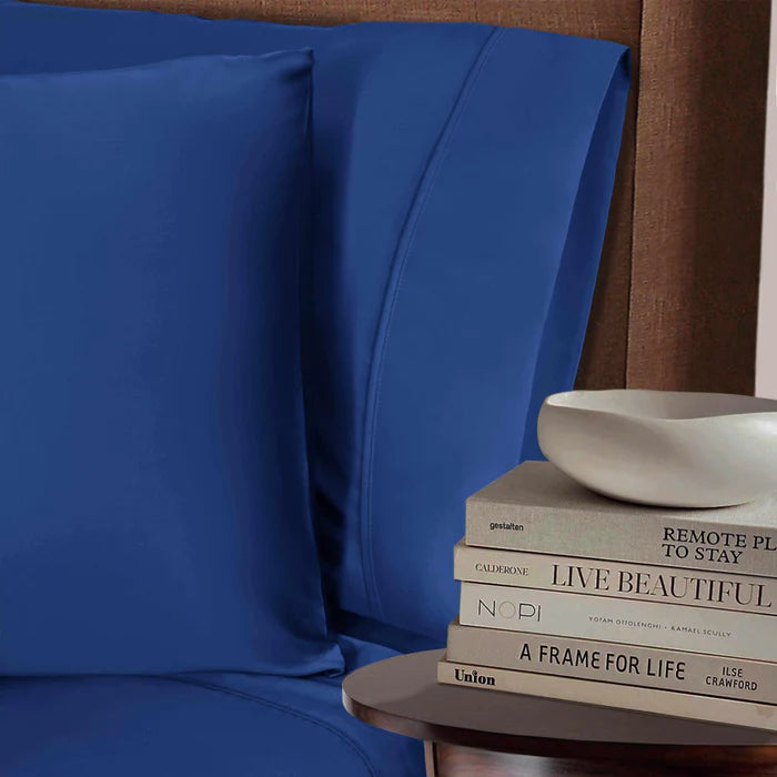 300 Thread Count Bamboo Rayon 2-Piece Pillowcase Set - Soft & Breathable for a Cool Night's Sleep - Perfect for Bedroom, Hotel, or Travel Use