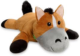 Soft and Cuddly Horse Plush Toy - Perfect for Kids' Bedtime, Nursery Decor, and Gift Giving