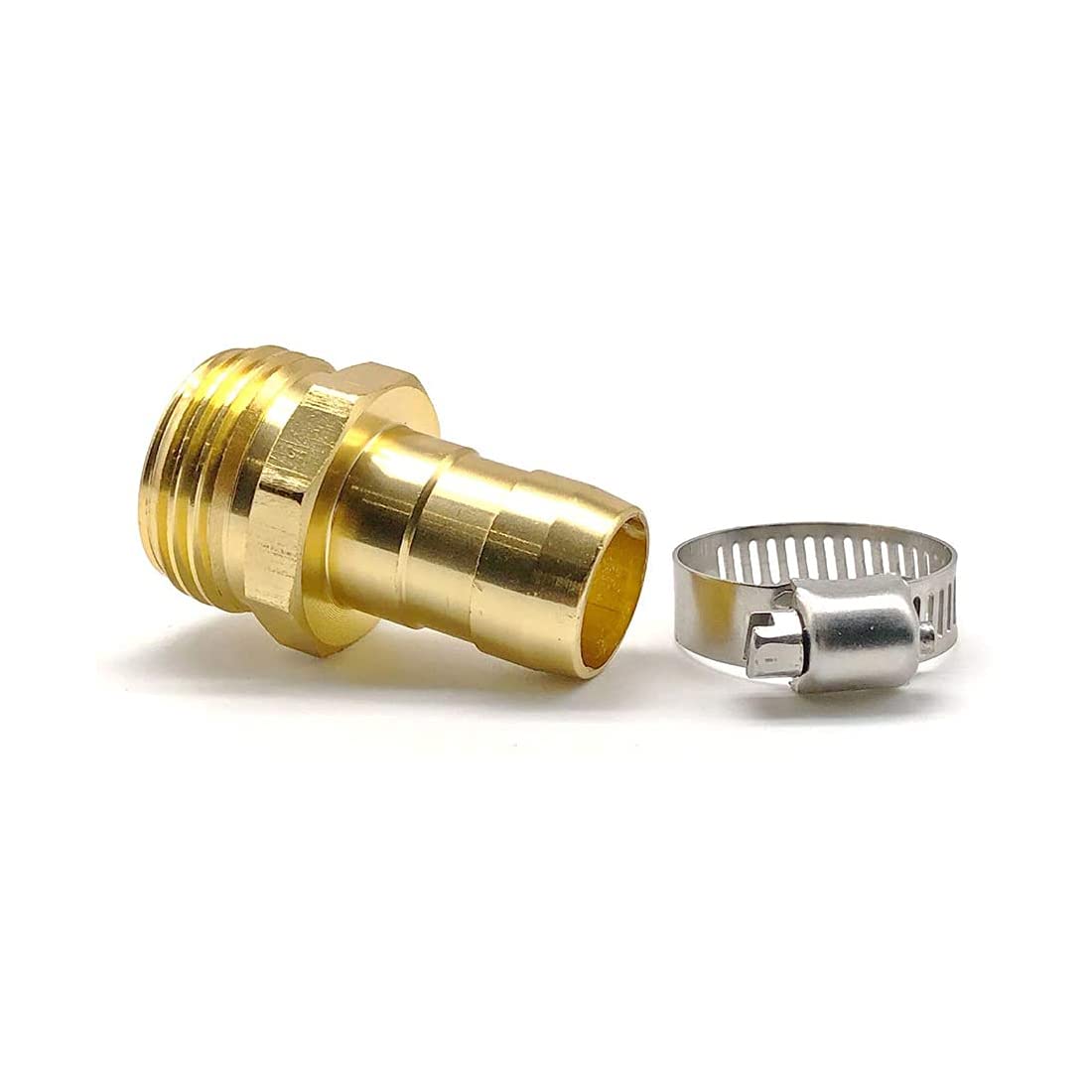 3 Sets Heavy Duty Garden Hose Repair Kit - Stainless Steel Clamps & Male/Female Connectors for 5/8