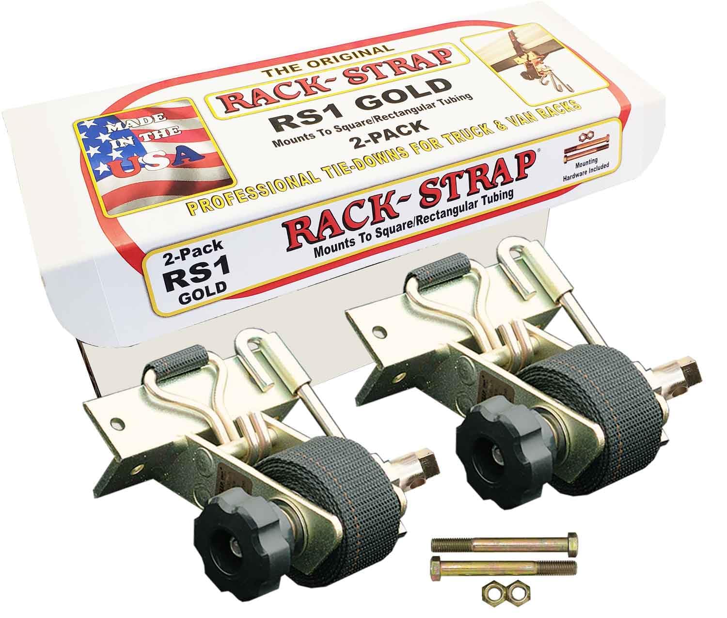 2 Pack Heavy Duty Ladder Rack Tie Down Straps with Right Angle Mounting Brackets - 8FT Adjustable Straps & Bolt Hardware Included - Secure Truck Ladder Racks for Construction, Roofing & Outdoor Work