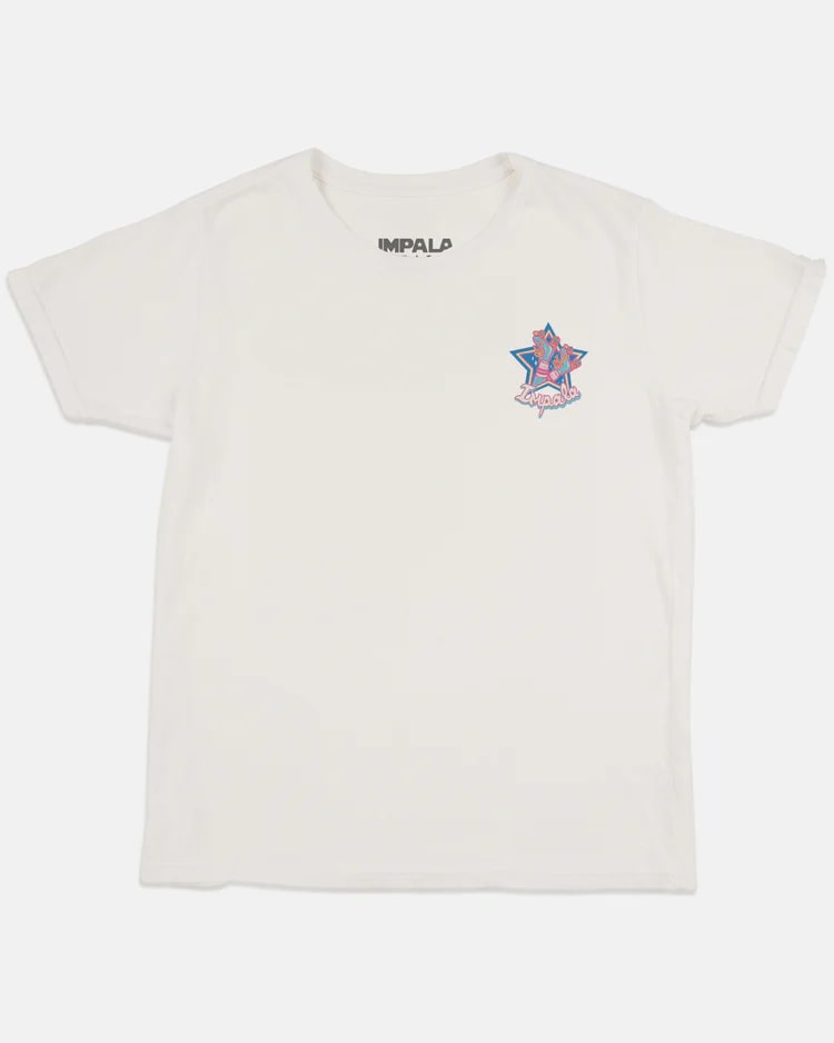 Impala Quad Skate Tee - Women's Graphic Roller Skating T-Shirt for Rink & Outdoor Skating - Casual Streetwear & Skate Park Fashion