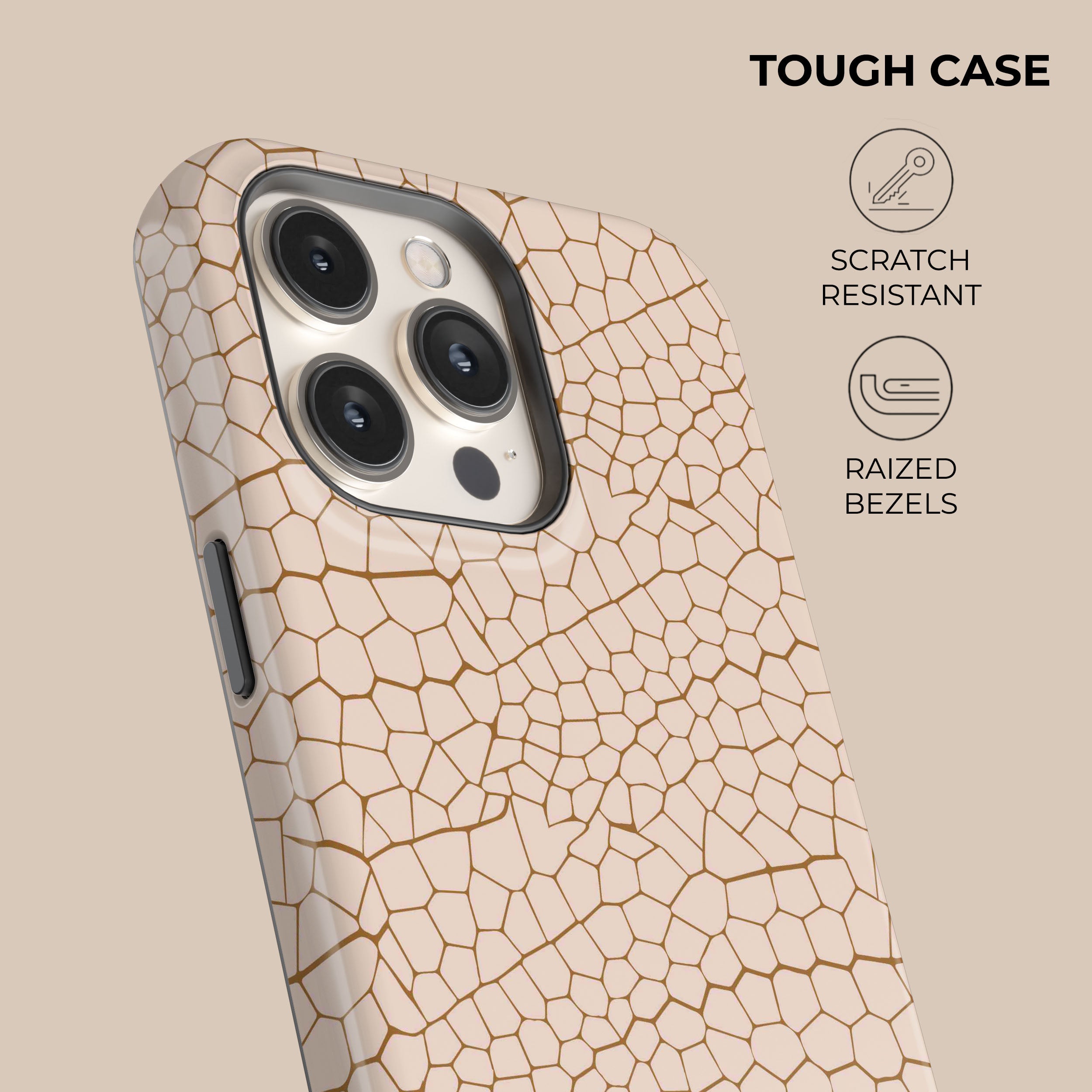 Pink Reptile Pattern Phone Case for iPhone 15 14 13 12 Pro Max - Cute Durable Shockproof Slim Protective Cover - Perfect for Women Girls Teens Daily Use Outdoor Activities