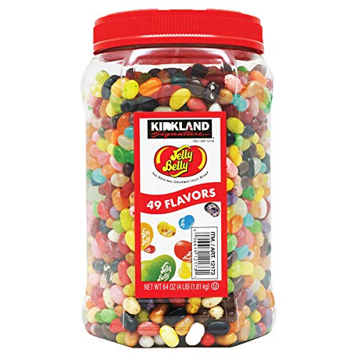 Kirkland Signature Jelly Belly Variety Pack - 64 oz (3 Pack) | Assorted Flavors Bulk Candy | Perfect for Parties, Halloween Treats & Office Snacks