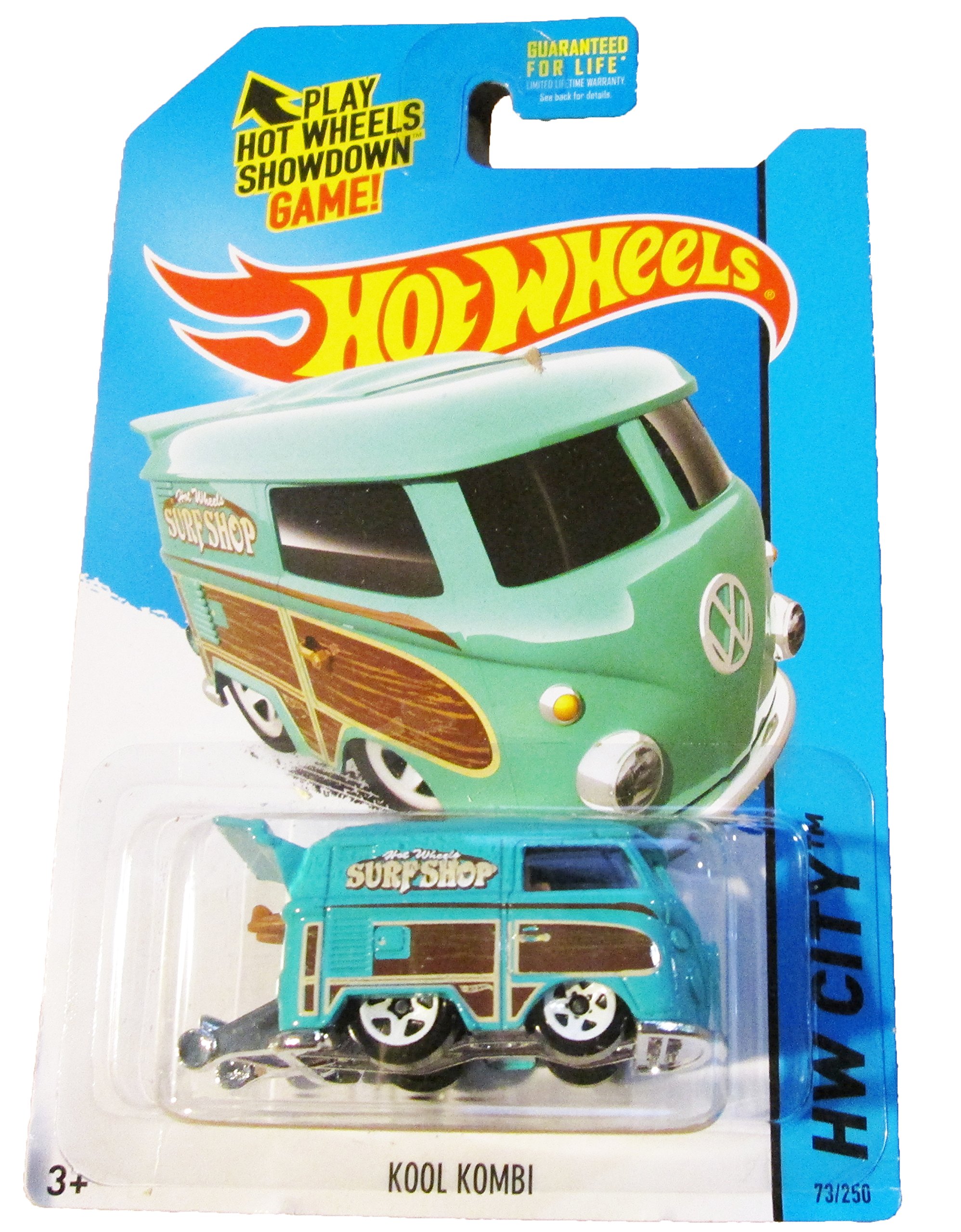 2015 Hot Wheels HW City Volkswagen Kool Kombi Die-Cast Toy Car - Collectible VW Bus Model for Kids & Adults - Perfect for Play, Display, and Gift Giving