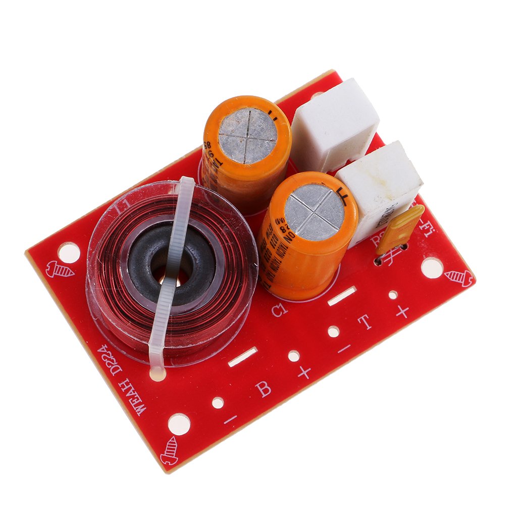 Ronyme D224 80W Speaker Frequency Distributor - High Power Audio Crossover for Home & Car Stereo Systems | Perfect for DIY Speaker Projects & Audio Upgrades