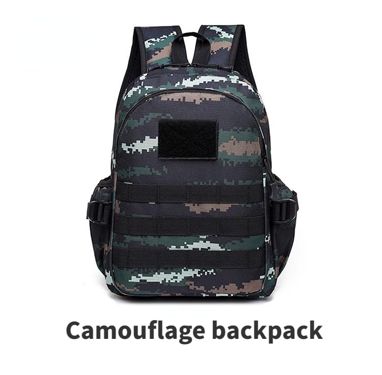 Kids Military Camouflage Soldier Play Set - Tactical Vest, Helmet & Backpack for Outdoor Adventure & Role Play Games