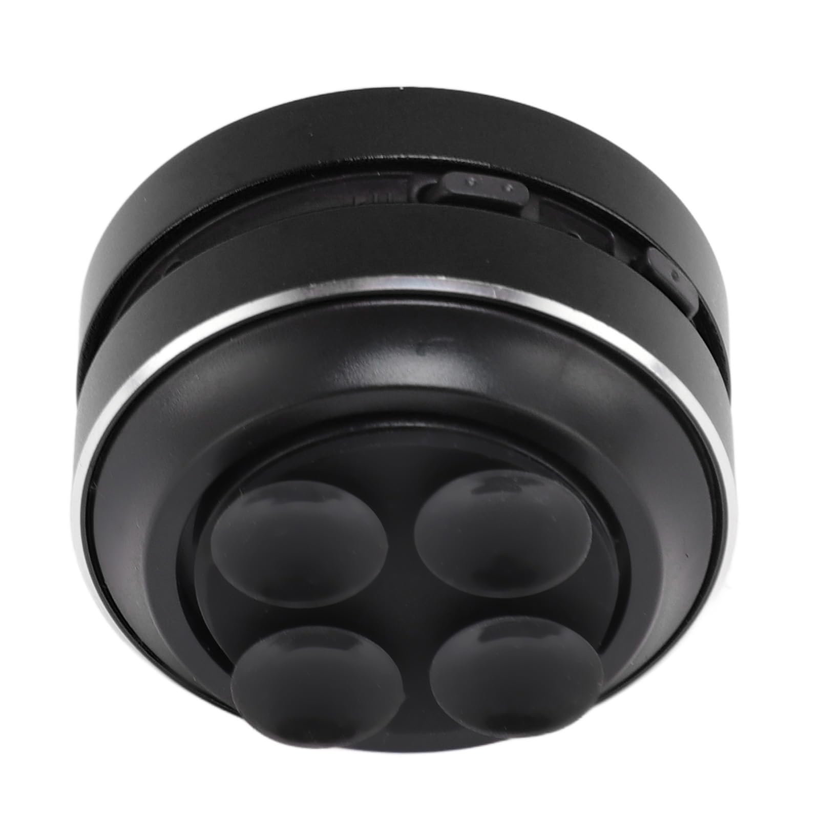 True Wireless Bone Conduction Speaker - Mini Portable Stereo Bass Speaker with Wall Mount & Desktop Stand | Compatible with iPhone, Tablets & More (Black) | Perfect for Home Office, Gym Workouts & Outdoor Activities