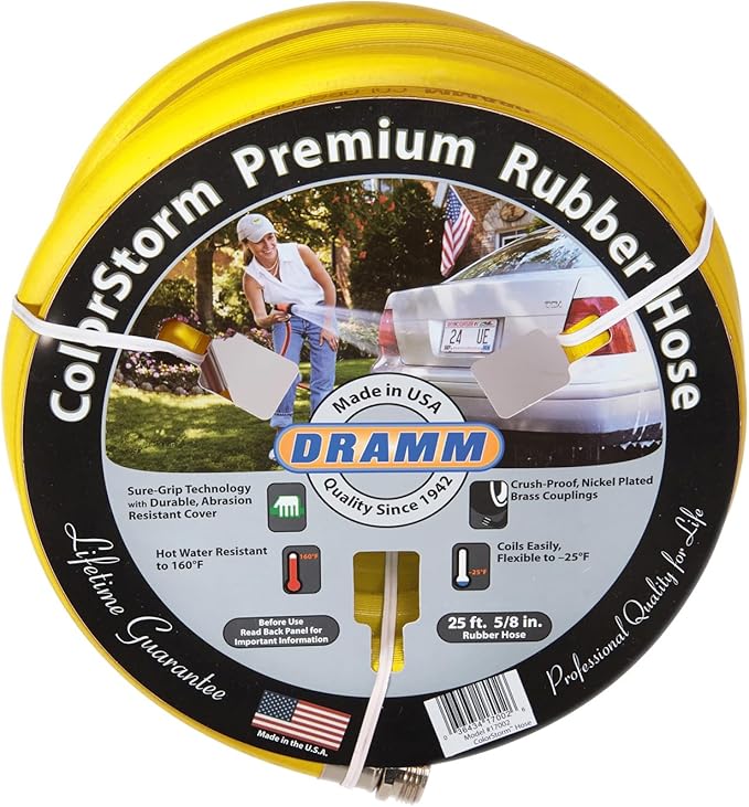 5/8 Inch Commercial Duty Flexible Hose - Bulk Sold by The Foot - Ideal for Industrial, Plumbing, and HVAC Applications