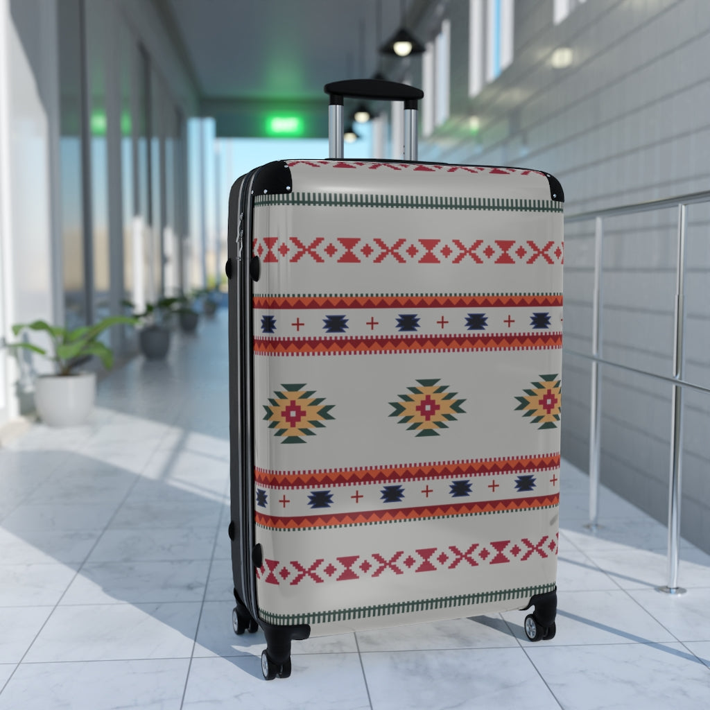 Gray Sahara Cabin Suitcase - Lightweight Carry On Luggage with Spinner Wheels for Air Travel & Weekend Getaways
