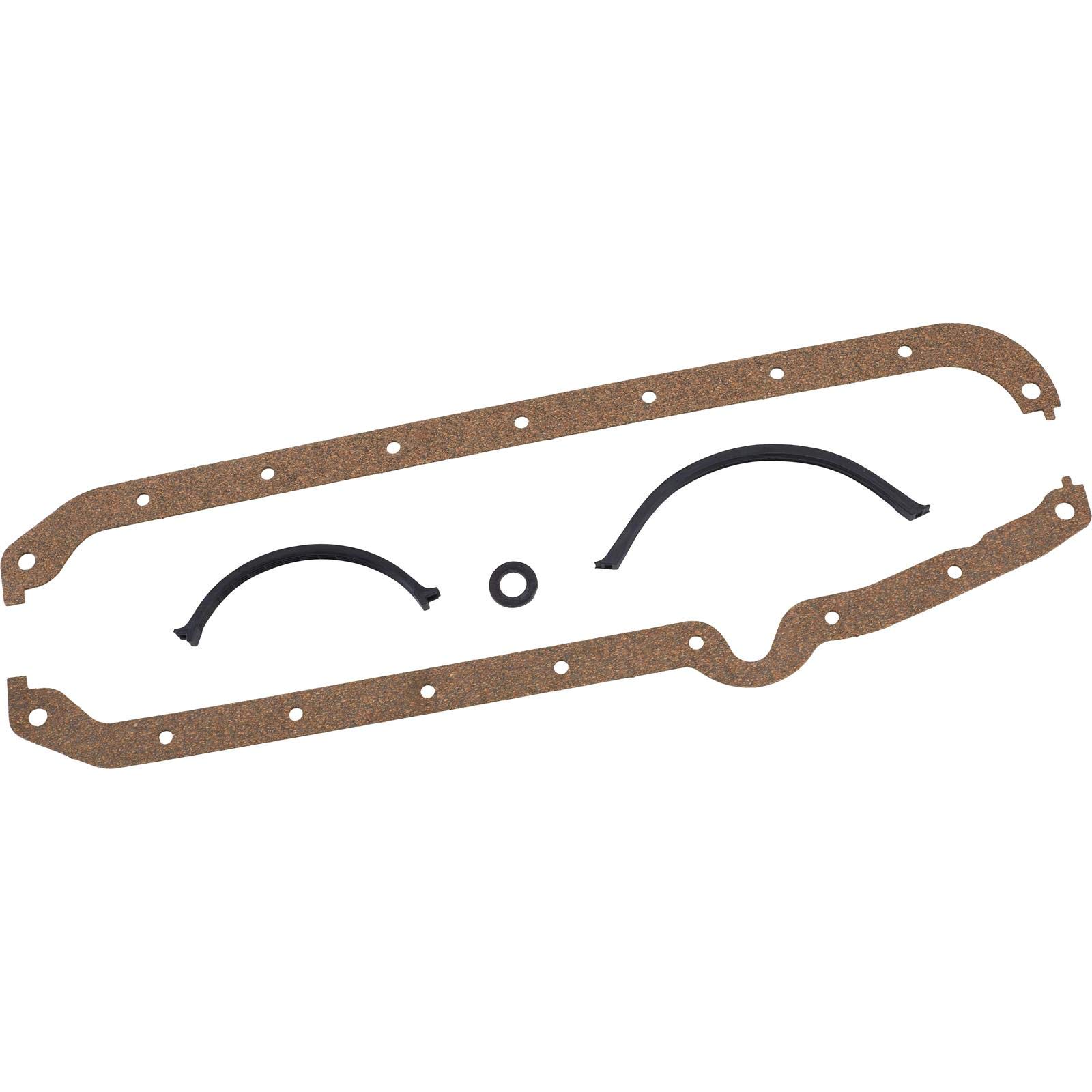 1957-1979 Chevy Small Block Aluminum Oil Pan with Finned Design & Gasket - Compatible with Chevy 283, 327, 350 Engines - Perfect for Classic Car Restoration & Performance Upgrades