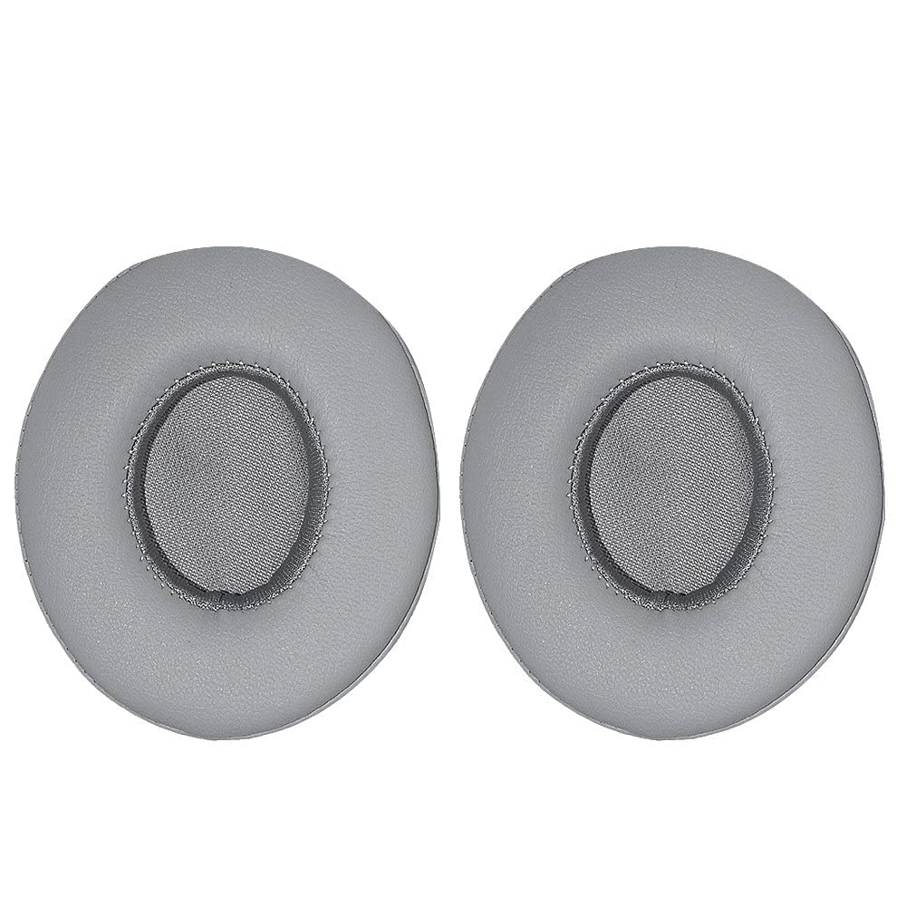 Beats Solo 3.0 Replacement Ear Pads - Compatible with Solo2 & Solo3 Wireless Headphones - Soft Memory Foam Cushions (Grey) - Perfect for Gaming, Workouts & Travel Comfort