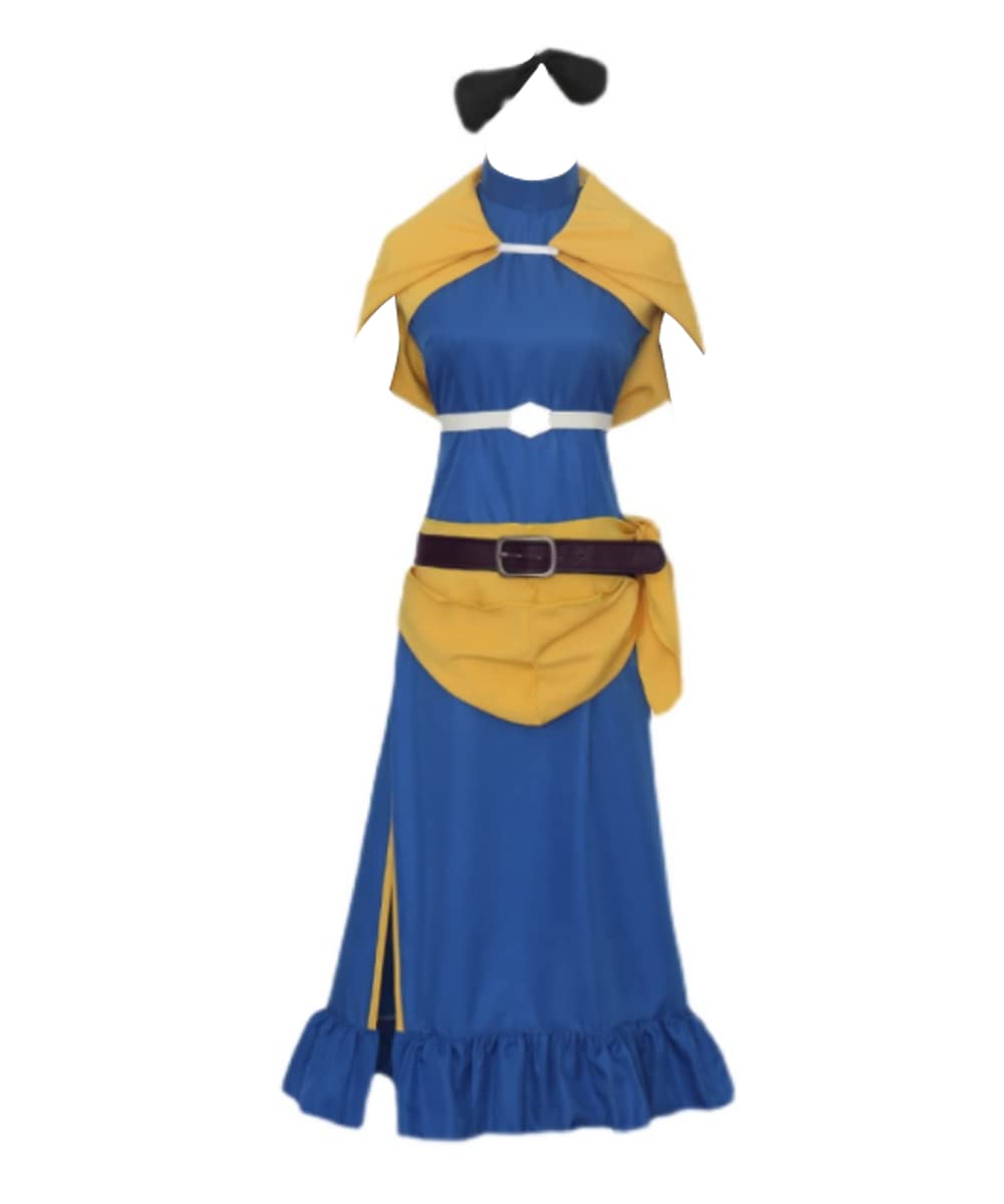 HOLRAN Women's Anime Shokei Shoujo no Virgin Road Cosplay Dress - Menou Costume for Halloween Party, Cosplay Convention & Anime Events