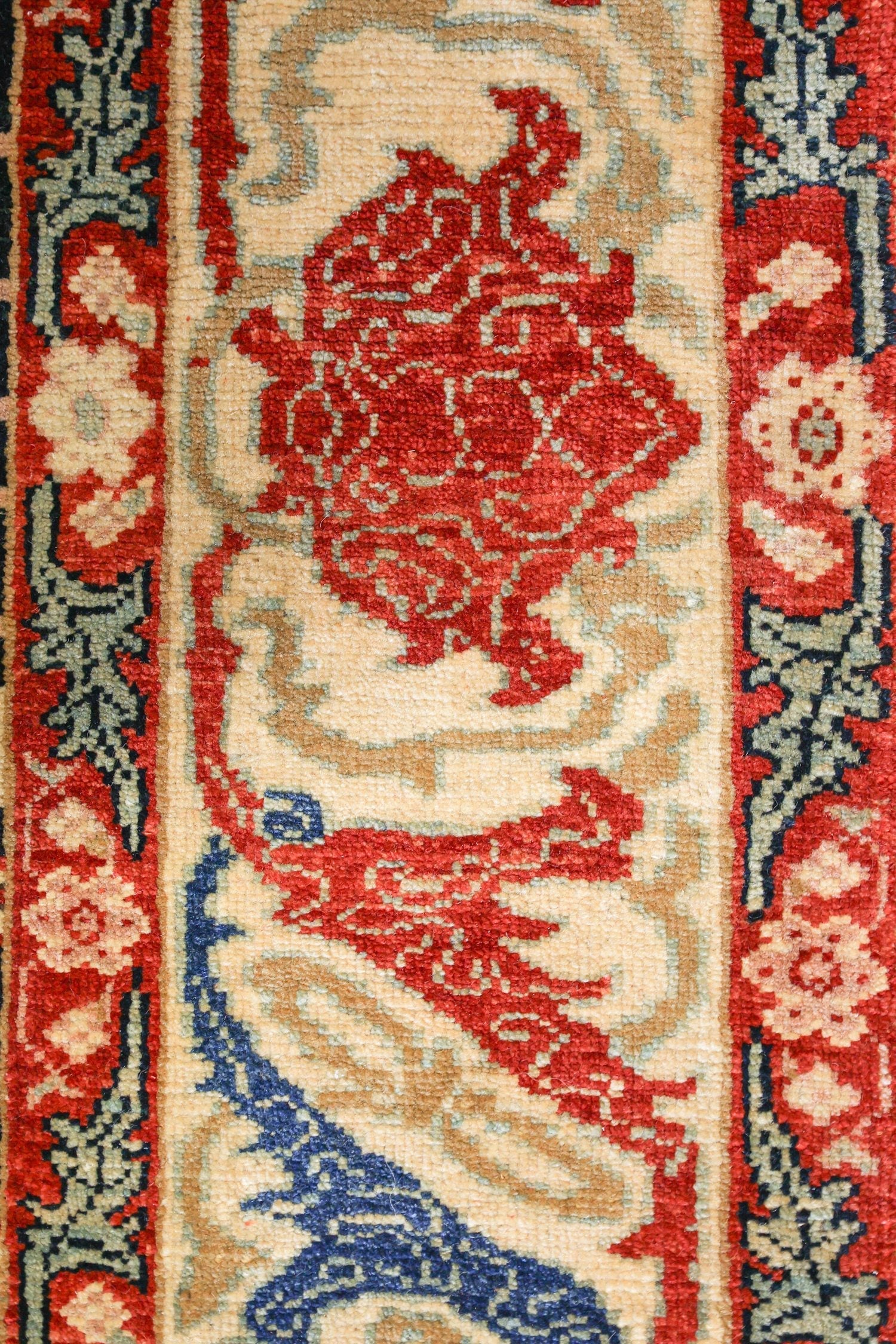 Handwoven Arabesque Tribal Area Rug J75422 – Bohemian Style Home Decor for Living Room, Bedroom & Office