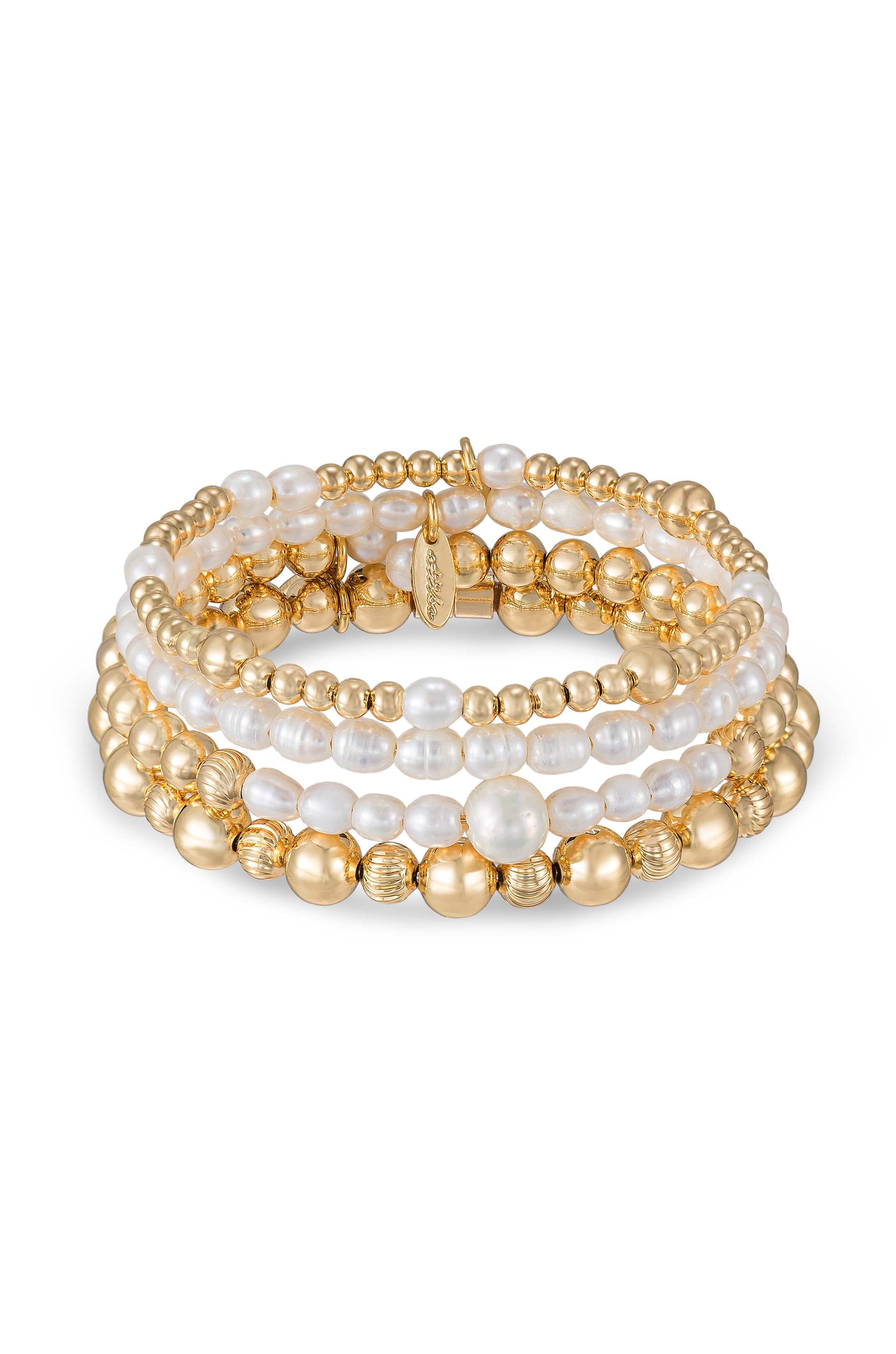 Elegant Freshwater Pearl Bracelet Set for Women - Perfect for Parties, Weddings & Special Occasions