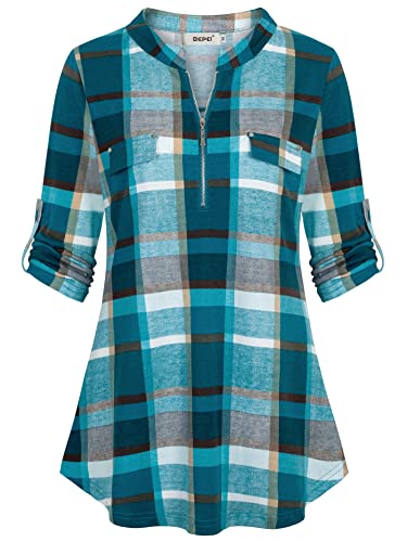 Turquoise Plaid
