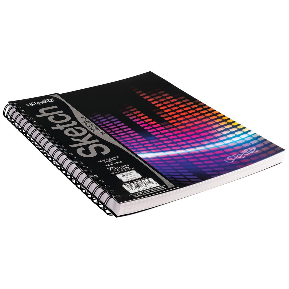UCreate Fashion Poly Sketch Book - Sonic Vibes - 9