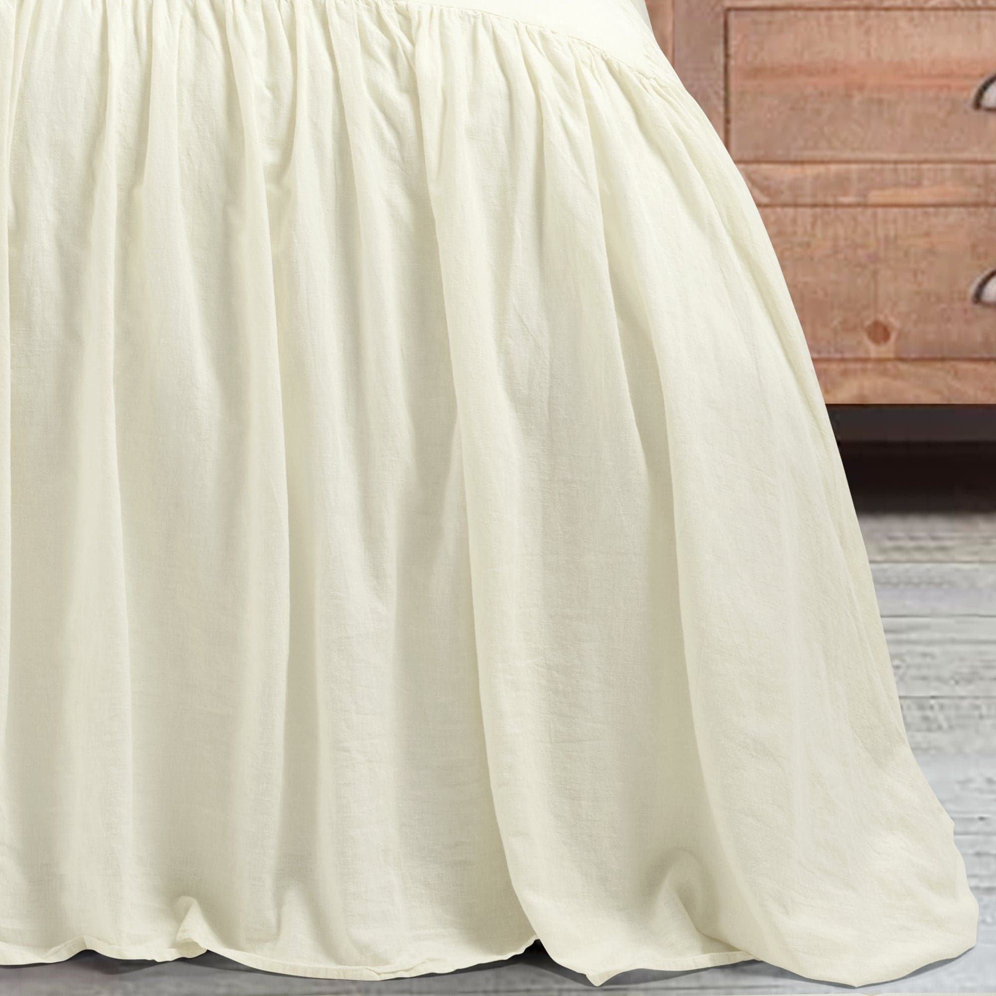 Premium Belgian Flax Linen & Cotton Blend Bedspread Set - 3 Piece Queen Size Luxury Bedding for Master Bedroom & Guest Room Decor