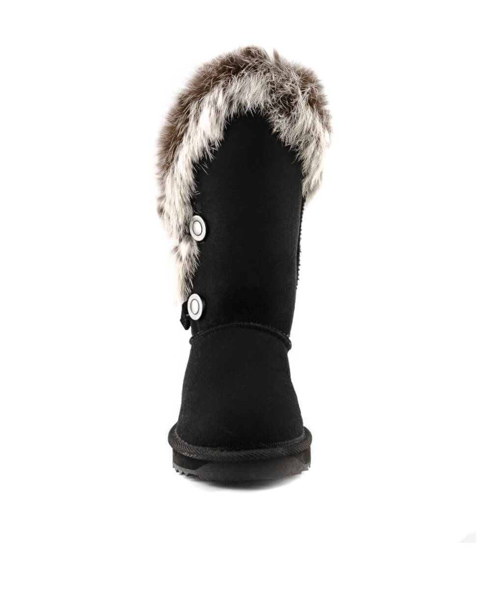Men's UGG Classic Rabbit Fur Slippers - Cozy Winter Indoor/Outdoor House Shoes for Men