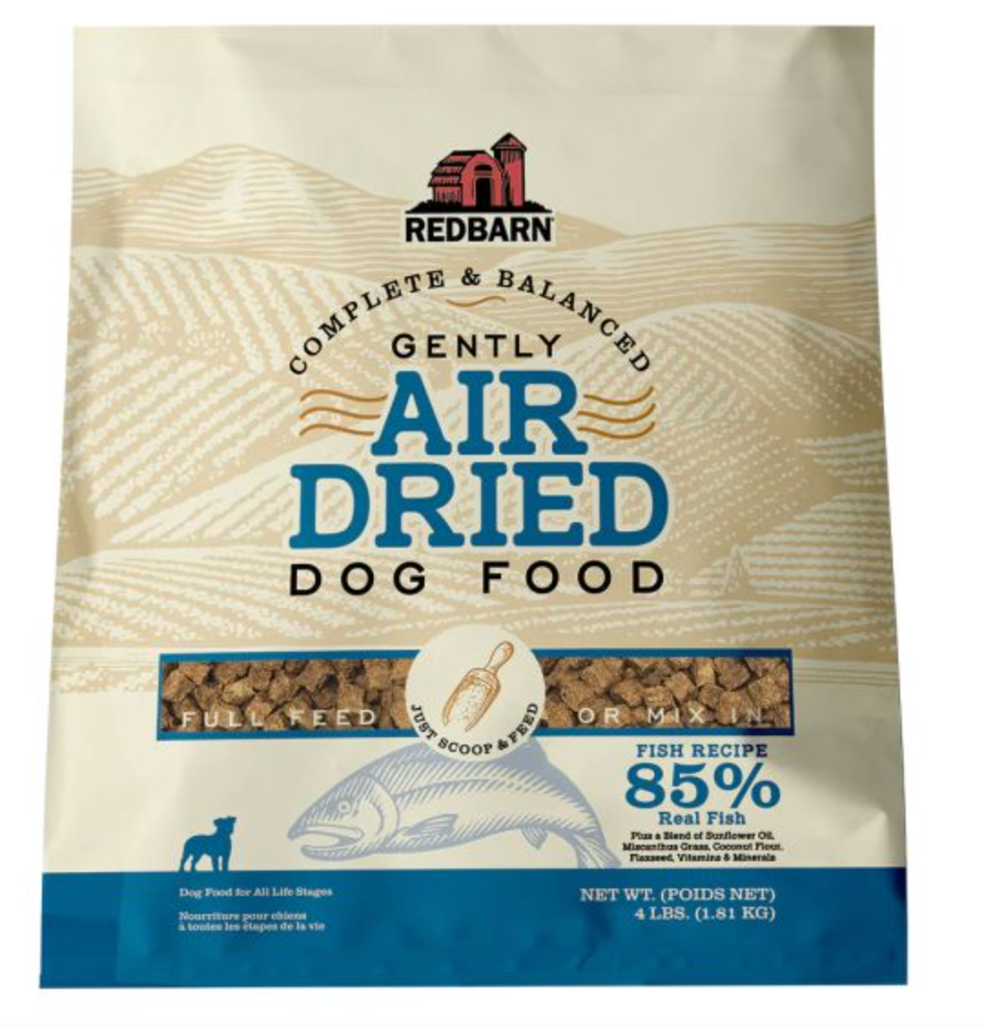 Redbarn Grain-Free Air Dried Dog Food - Premium Fish Protein Recipe for Adult Dogs - Perfect for Training Treats, Travel Snacks & Digestive Health