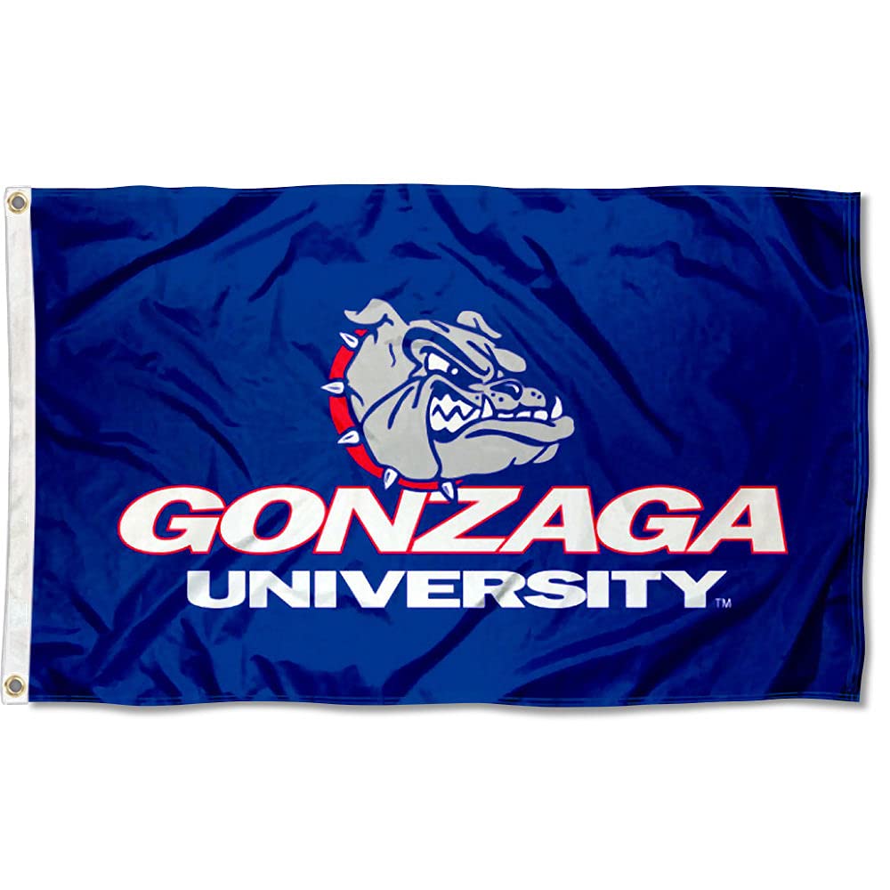 Gonzaga Bulldogs 6x10 Feet Large Flag - College Flags & Banners - Durable Outdoor/Indoor NCAA Team Banner for Game Day, Tailgating, and Home Decor