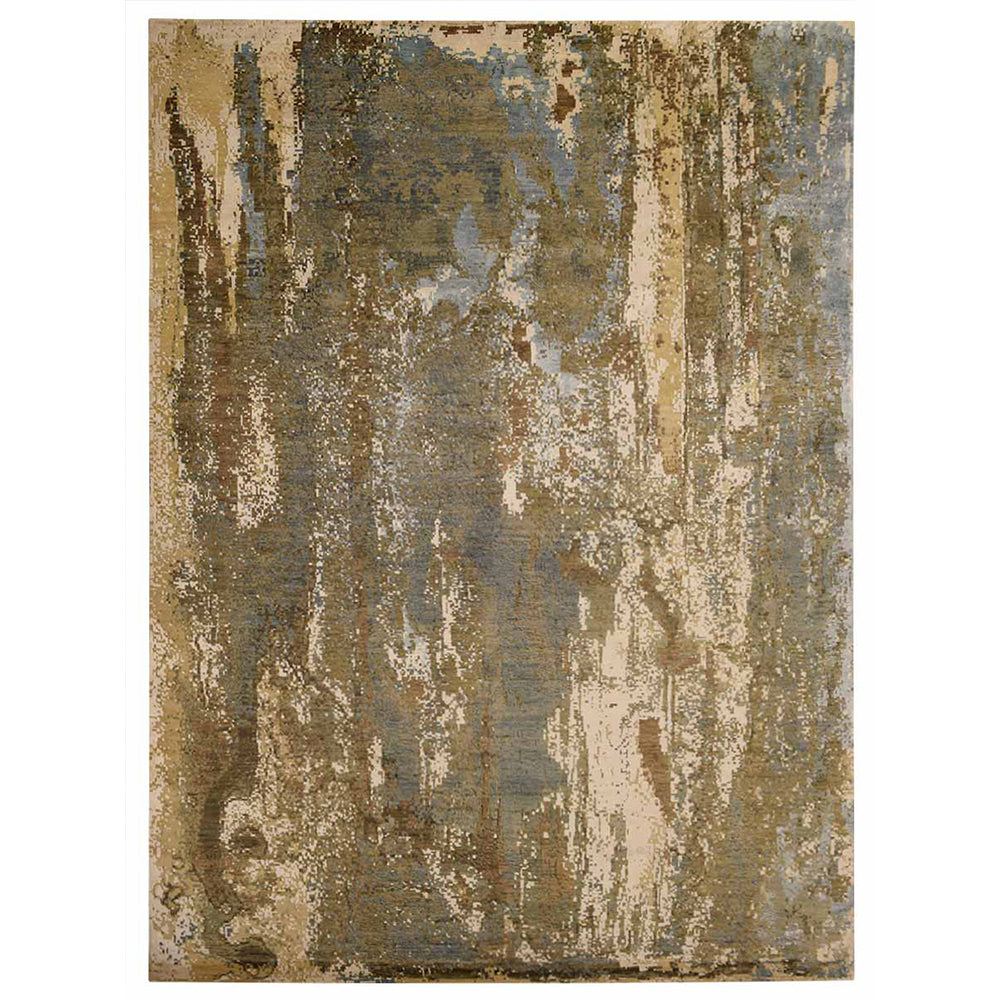 Hand Knotted Wool Area Rug - Soft & Cozy for Living Room, Bedroom - Non-Slip Traditional Persian Style Carpet for Home Decor