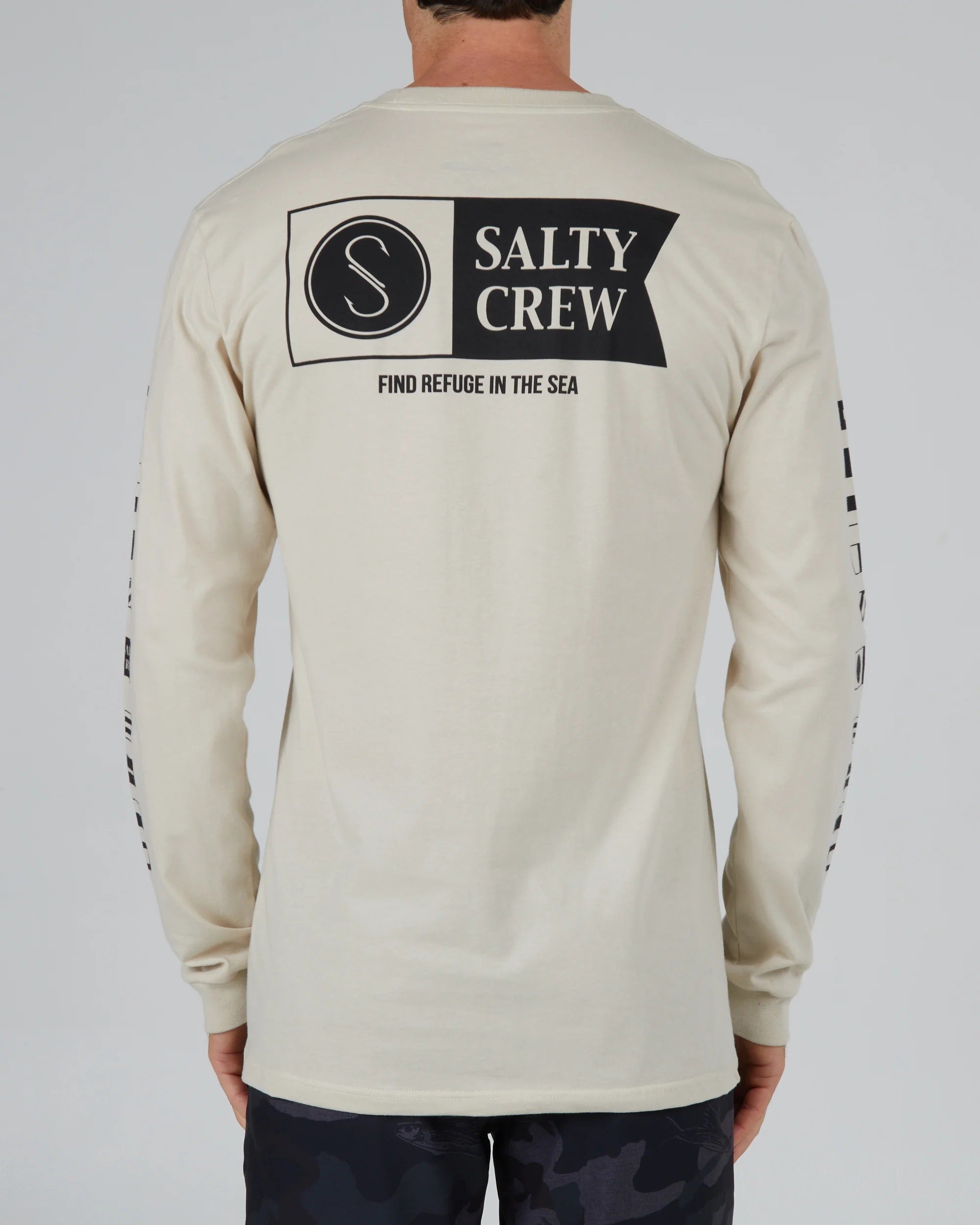 Alpha Premium Long Sleeve T-Shirt for Men - Soft Cotton Crewneck Tee - Casual & Comfortable Everyday Wear - Perfect for Work, Gym, and Outdoor Activities