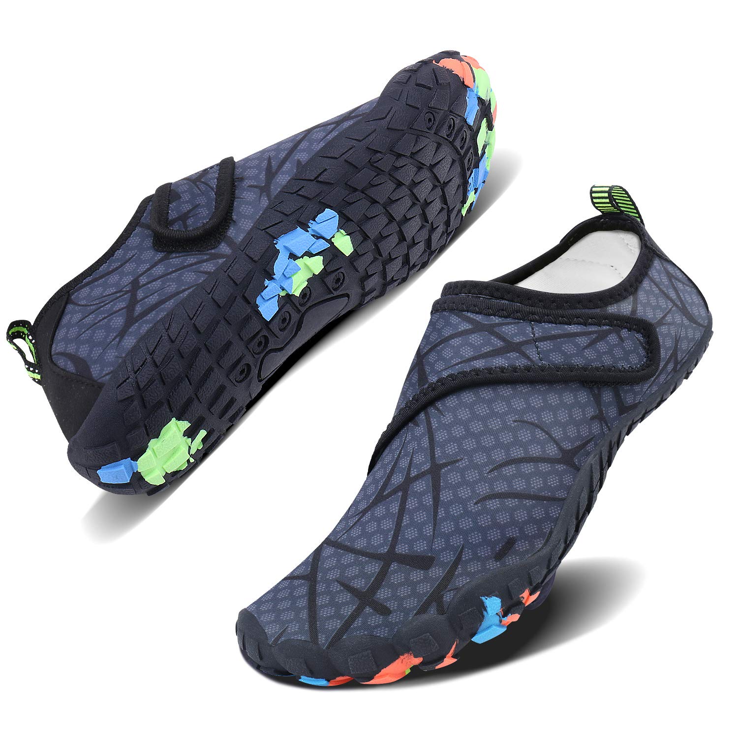 **WXDZ Quick-Dry Water Shoes for Men & Women - Barefoot Aqua Socks for Swimming, Beach Walking, Running & Water Sports | Ideal for Pool, Surfing, Kayaking & Outdoor Activities**