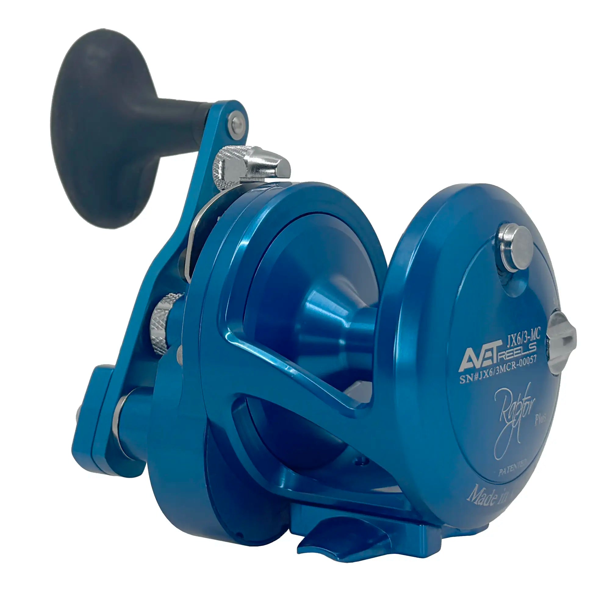 Avet JX Raptor Plus 6/3 MC Two Speed Fishing Reel - Saltwater & Offshore Big Game Fishing Gear for Tuna, Marlin & Swordfish