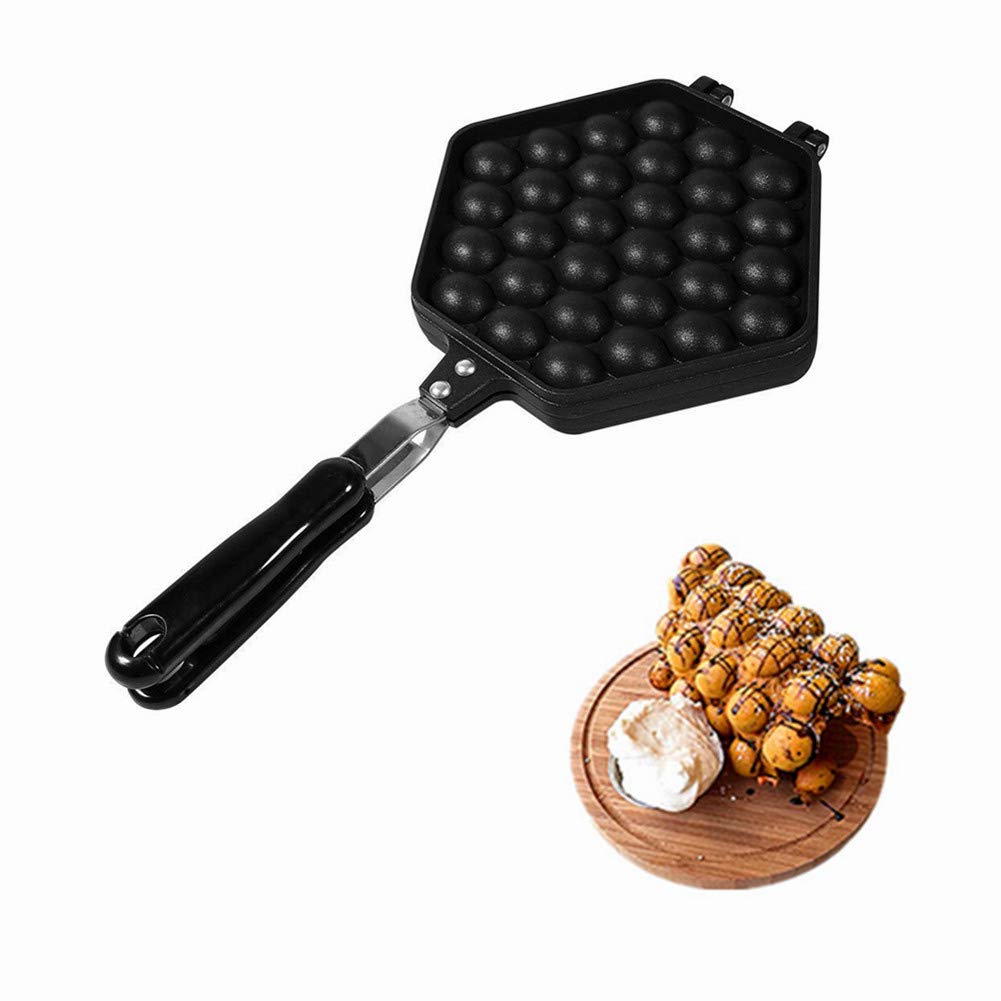 Non-Stick Waffle Maker & Egg Bubble Pan - Aluminum Alloy Pancake Baking Plate for Home Kitchen | Perfect for Breakfast, Brunch & Dessert Making