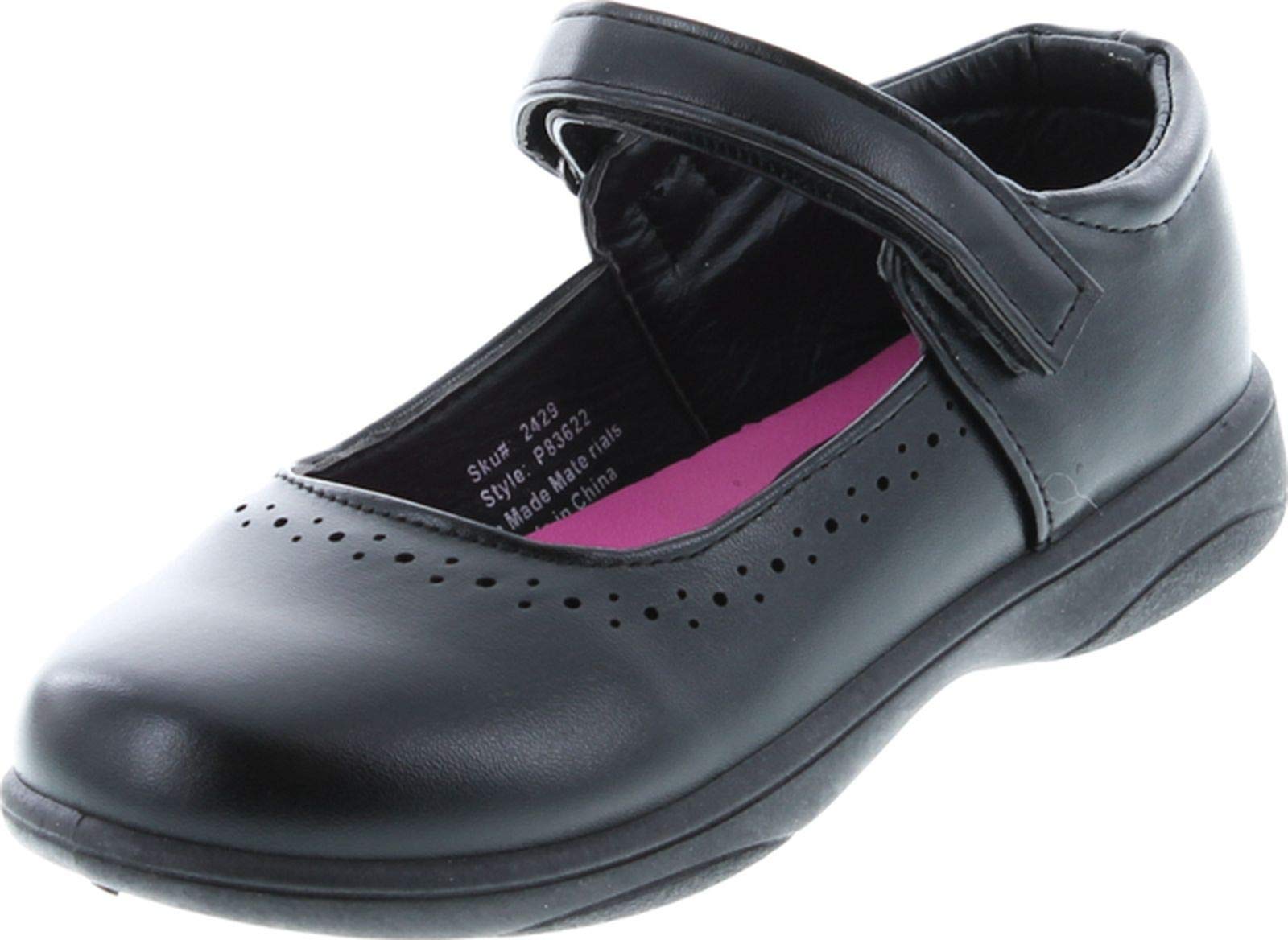 Petalia Girls Classic Mary Jane Shoes for School Uniform - Comfortable & Stylish Toddler to Big Kid Sizes - Perfect for School, Church, and Special Occasions