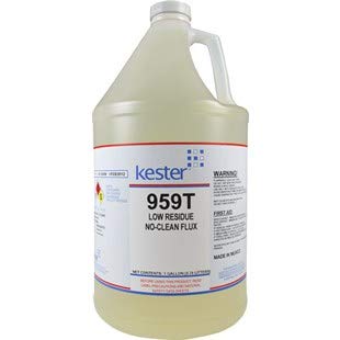 Kester 959T Halide-Free No-Clean Flux - 1 Gallon for Electronics Soldering and PCB Assembly